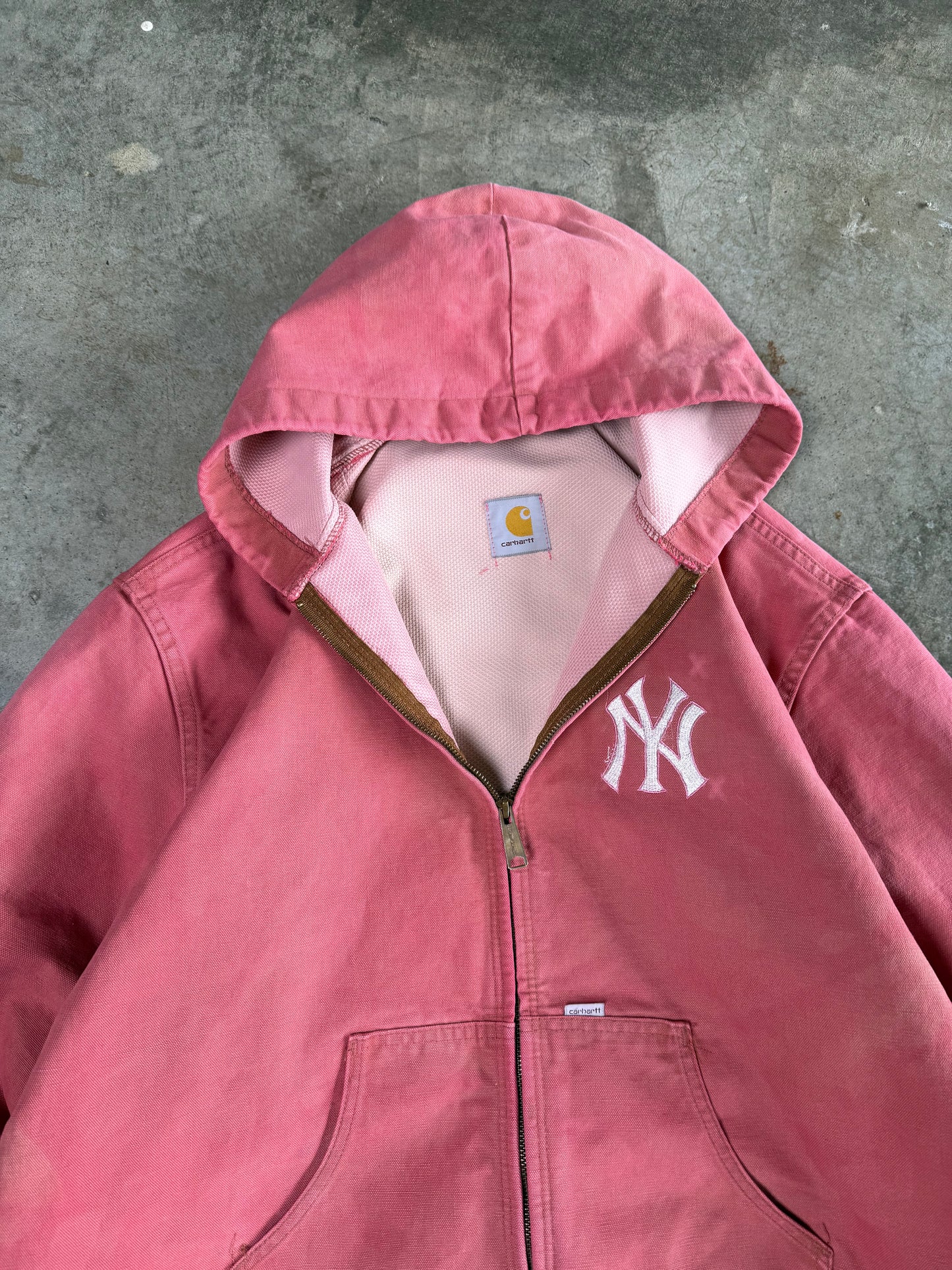 (L) Vintage Carhartt NY Pink Jacket
