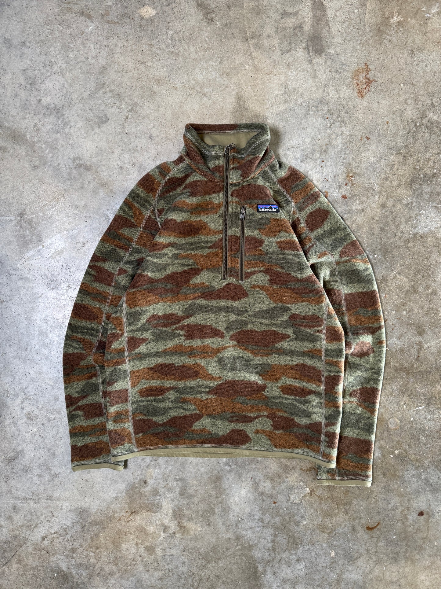 (S) 00s Patagonia Camo Half-Zip
