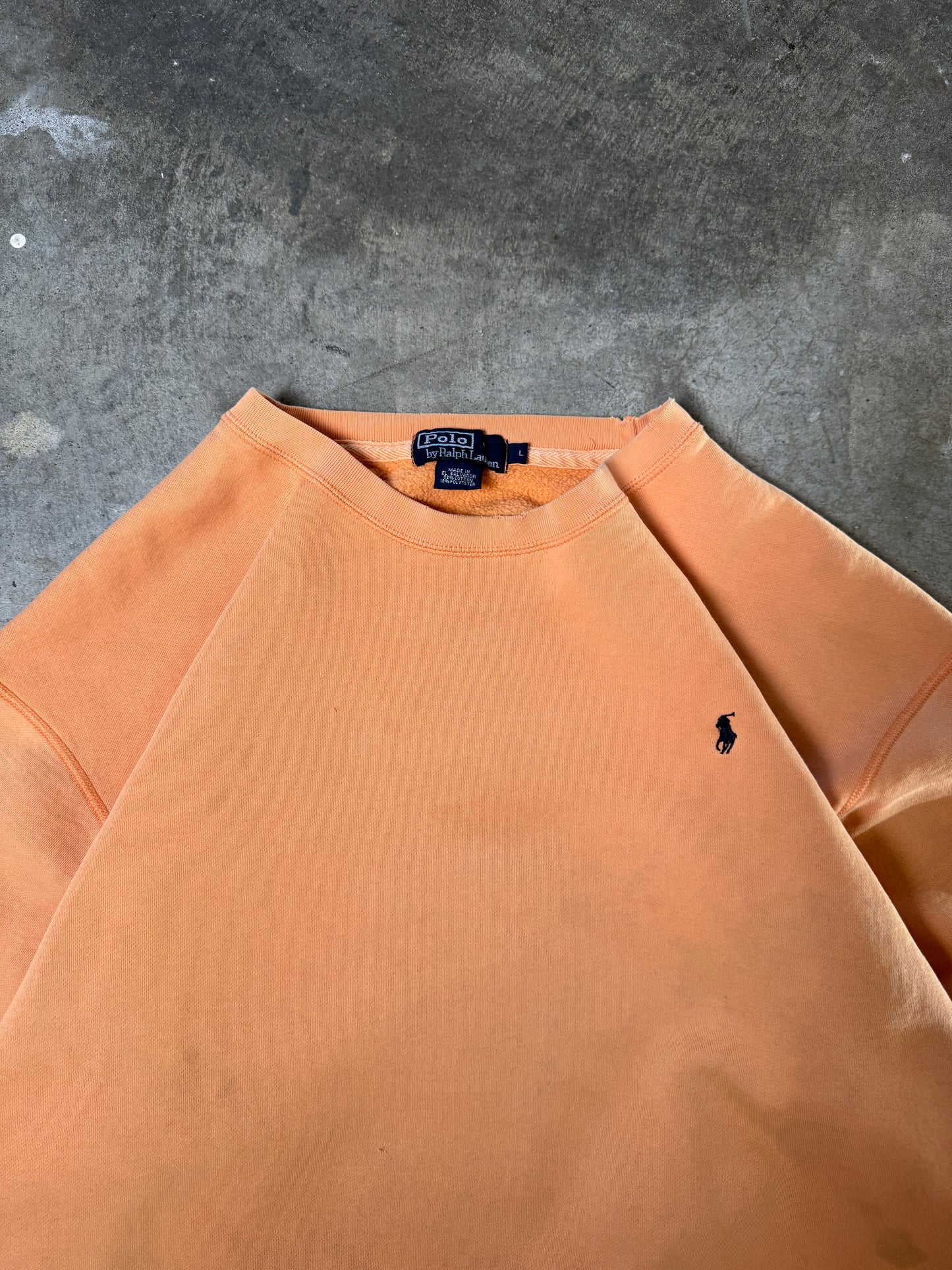 (L) Vintage Polo Sweatshirt