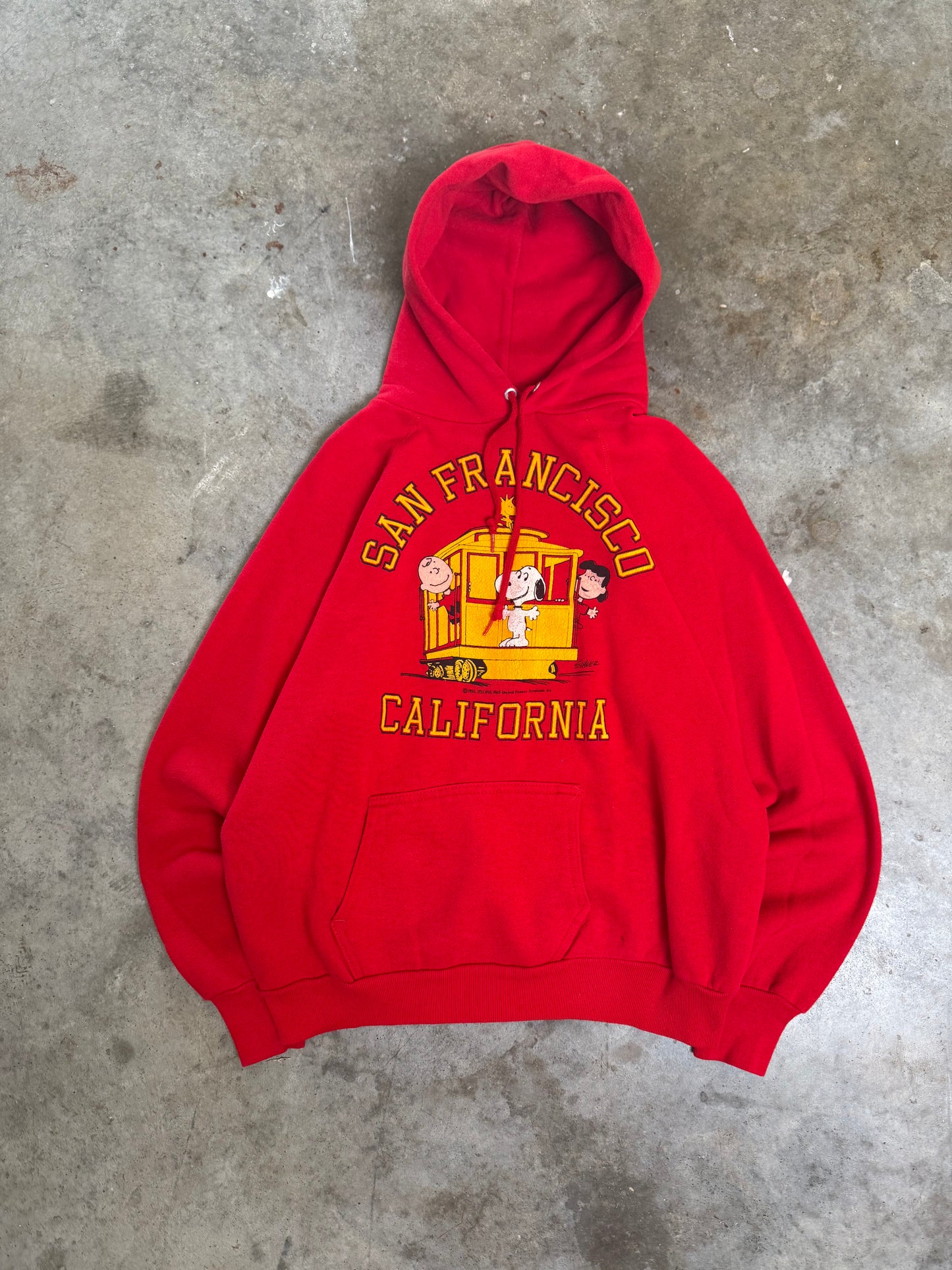(L) Vintage SF Snoopy Hoodie