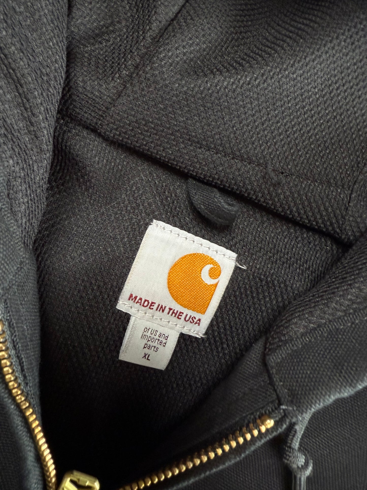 (XL) Vintage Carhartt Hooded Jacket