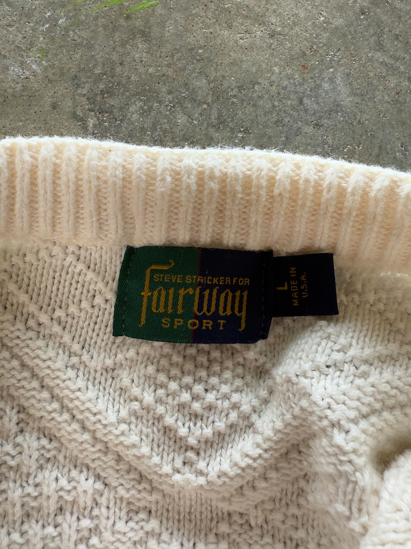 (L) Vintage Golf Club Sweater
