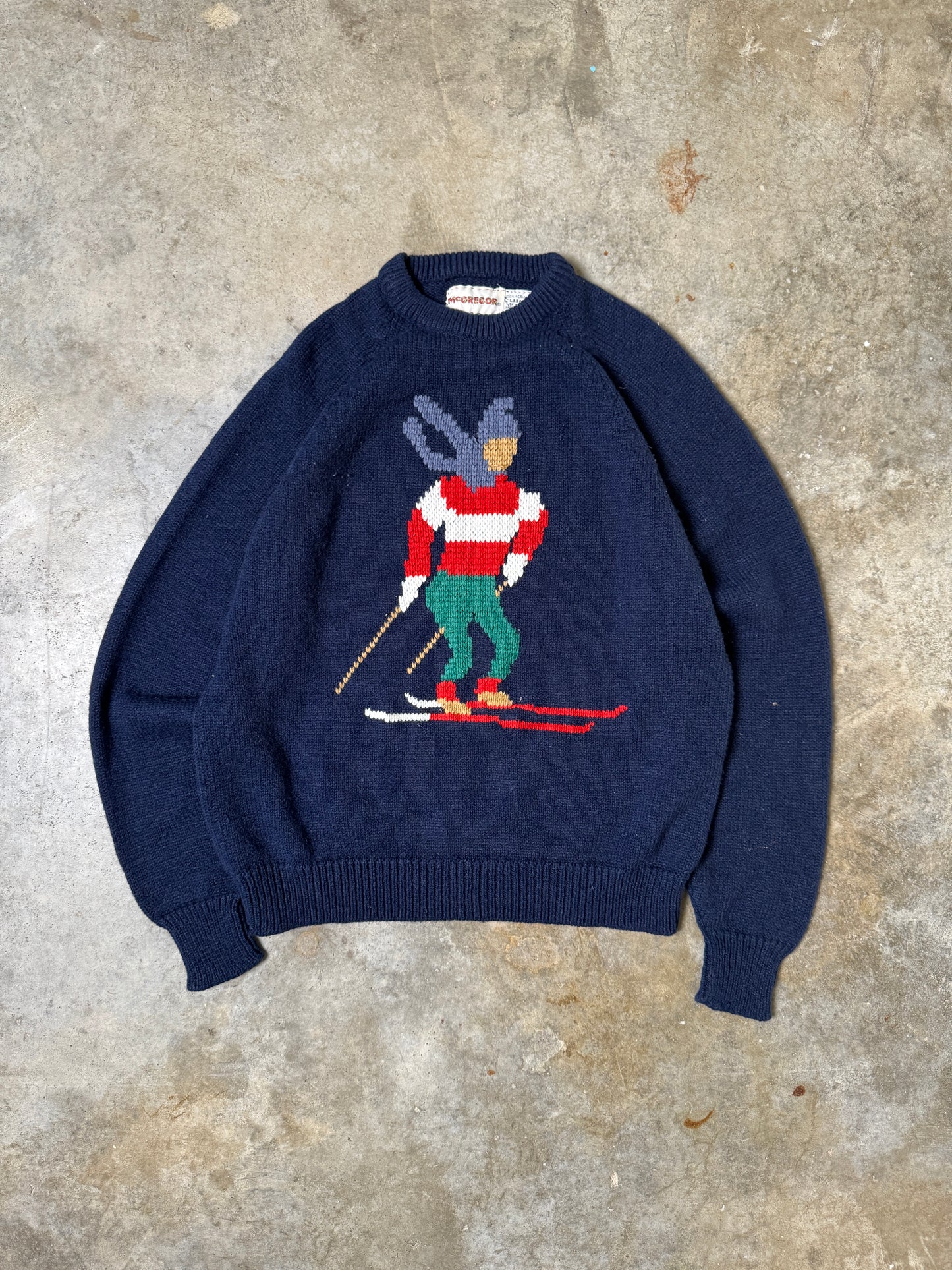 (L) Vintage Ski Sweater