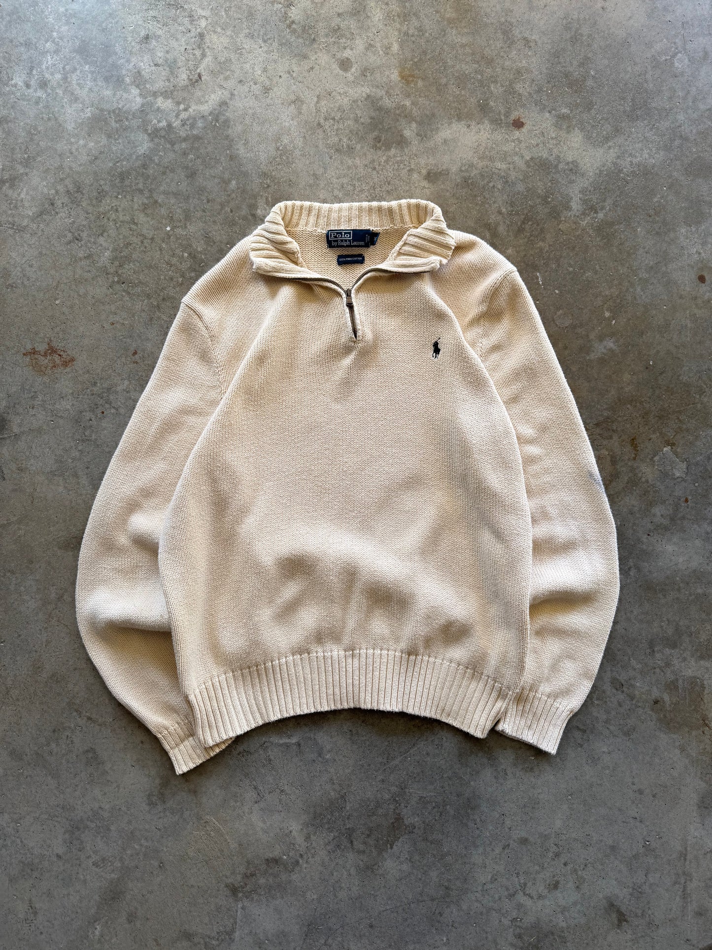 (XL) 00s Polo Quarter-Zip