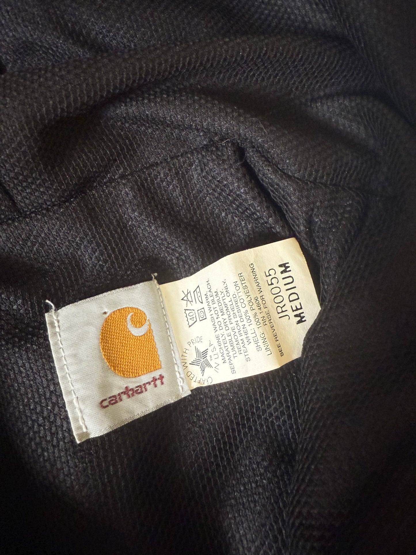 (M) Vintage Carhartt Aztec Hooded Jacket
