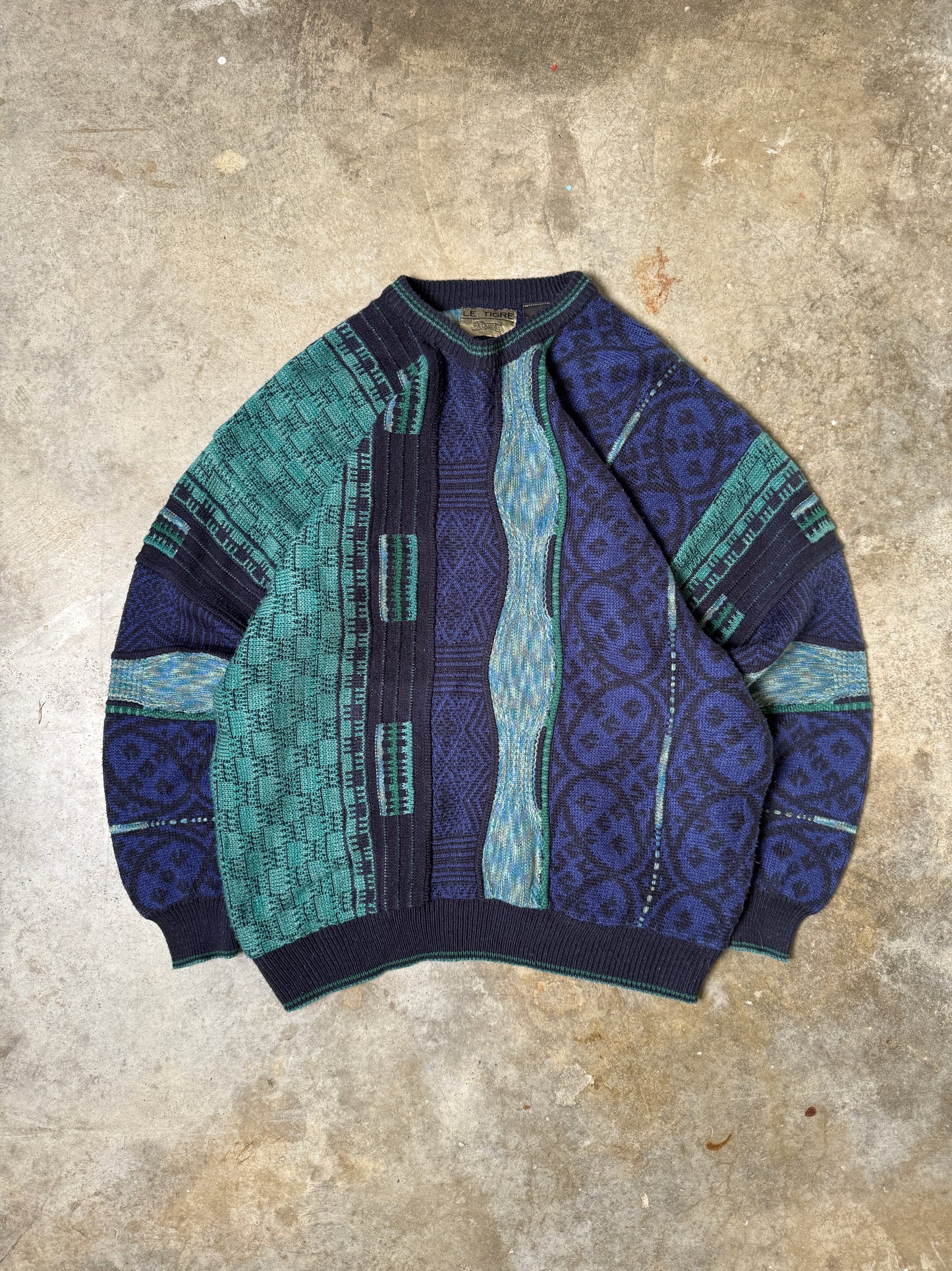(XL) Vintage Coogi-Like Sweater