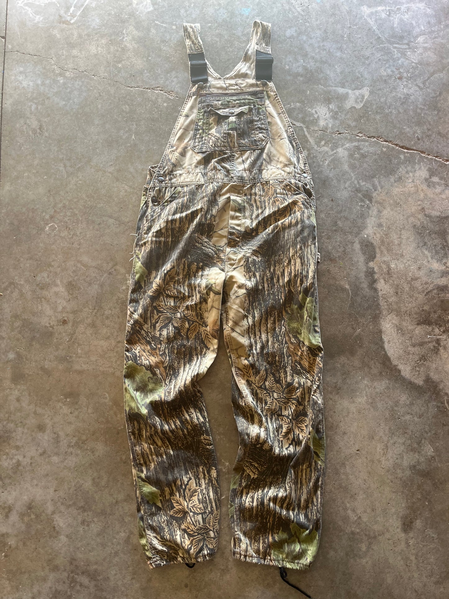 (L) Vintage Liberty Camo Overalls