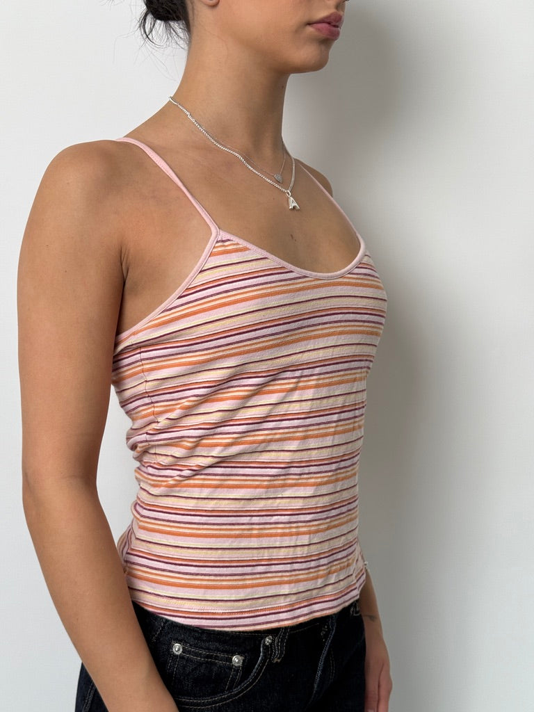 (M) 00s Striped Tank-Top