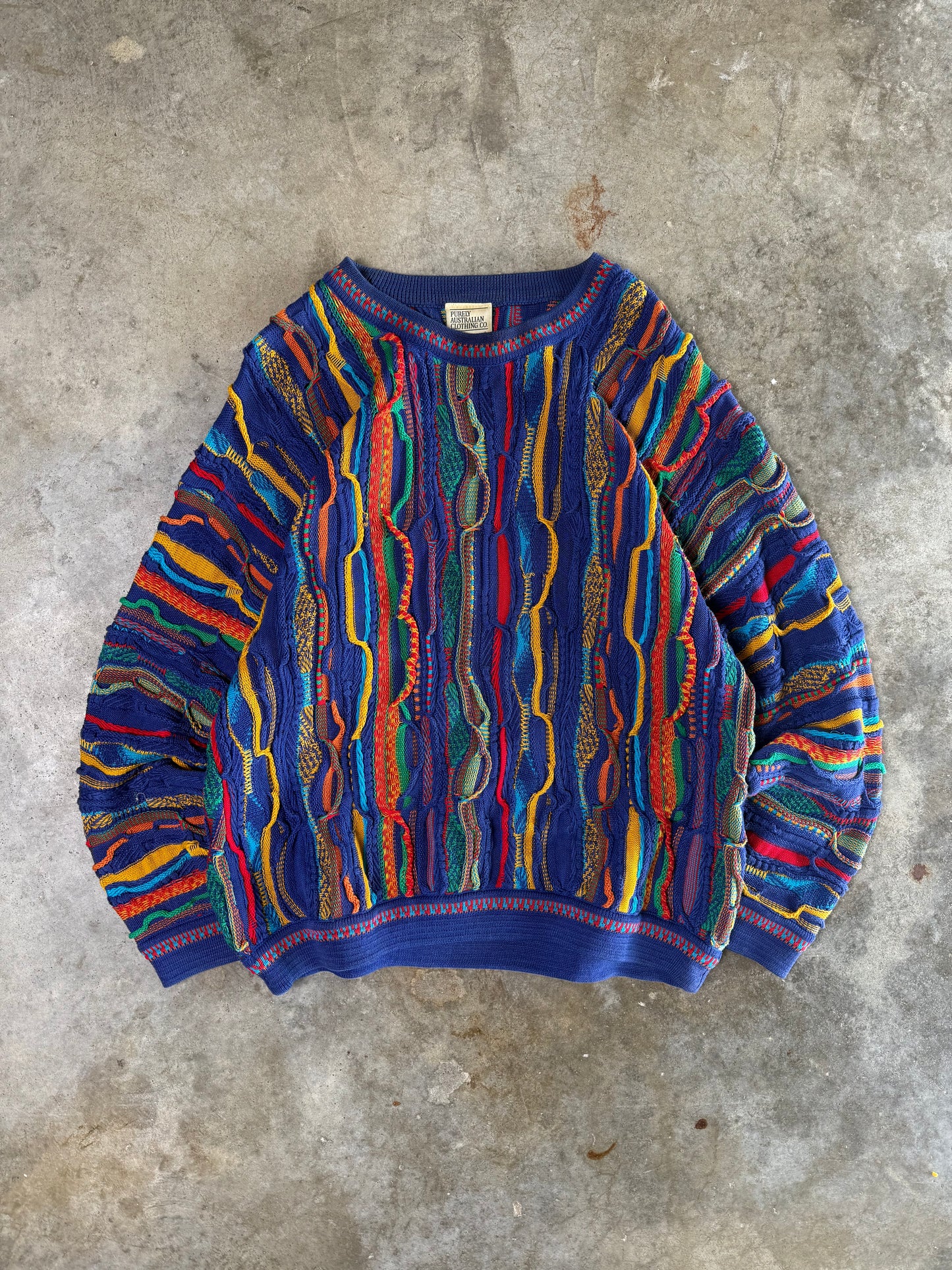 (L) Vintage Coogi-Like Sweatshirt