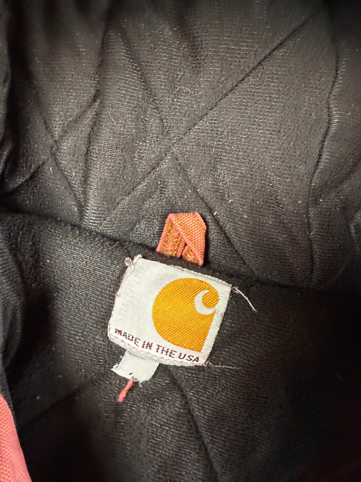 (L) Vintage Pink Carhartt Hooded Jacket