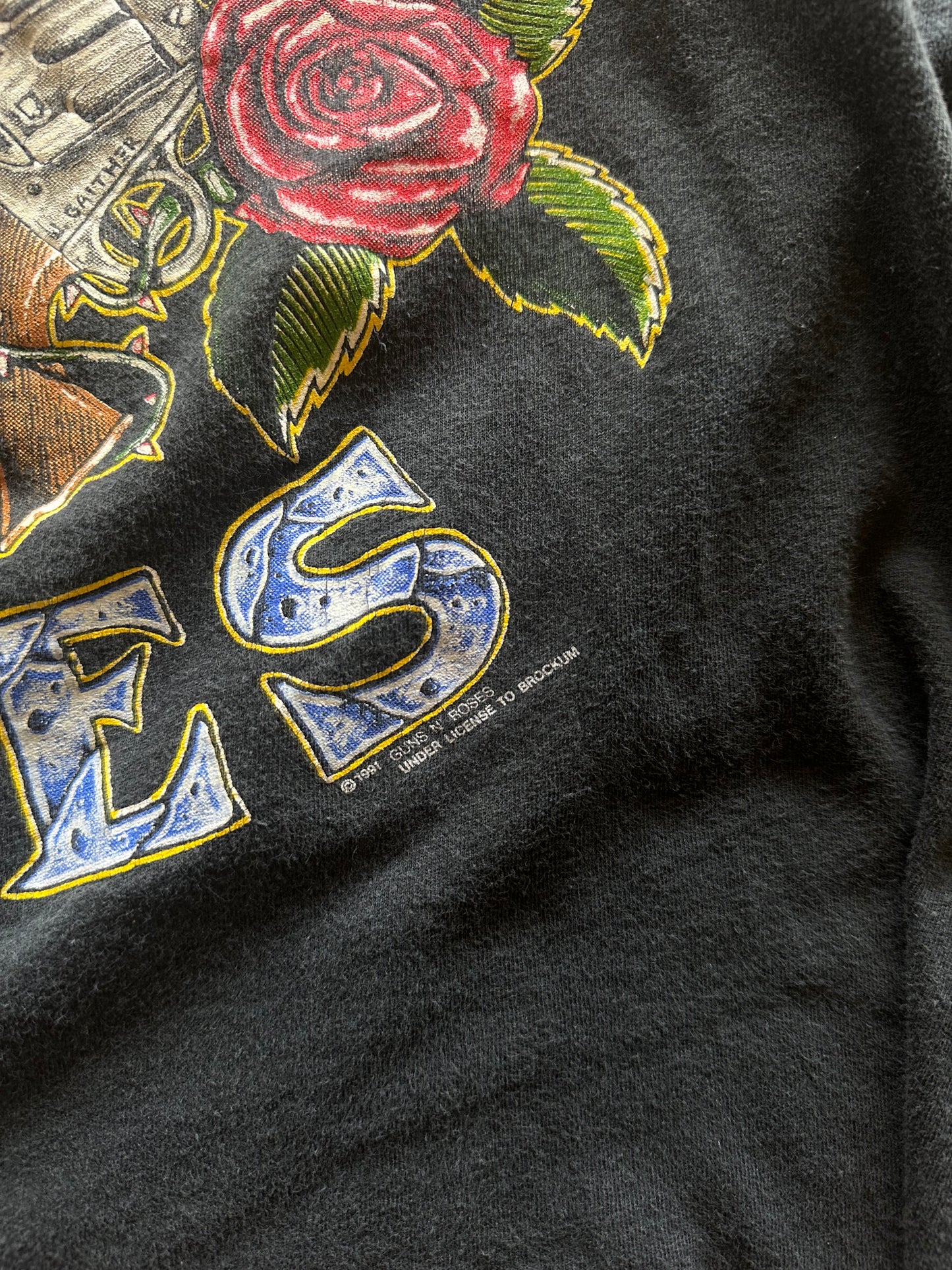 (L) 1991 Guns N Roses Band Tee
