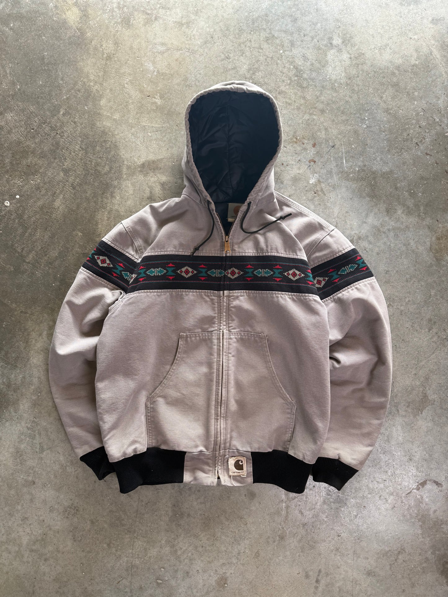 (L) Vintage Carhartt Aztec Jacket