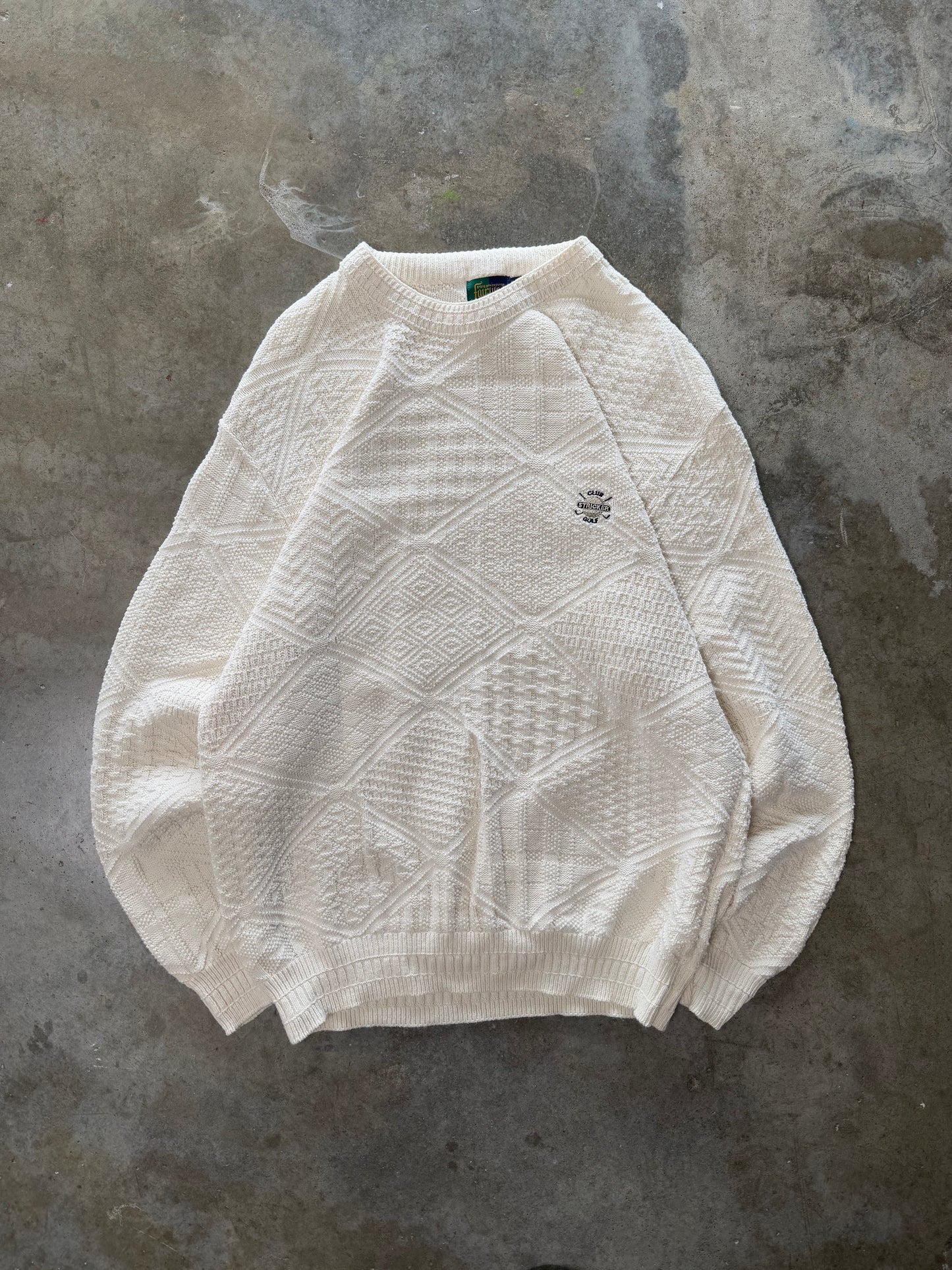 (L) Vintage Golf Club Sweater