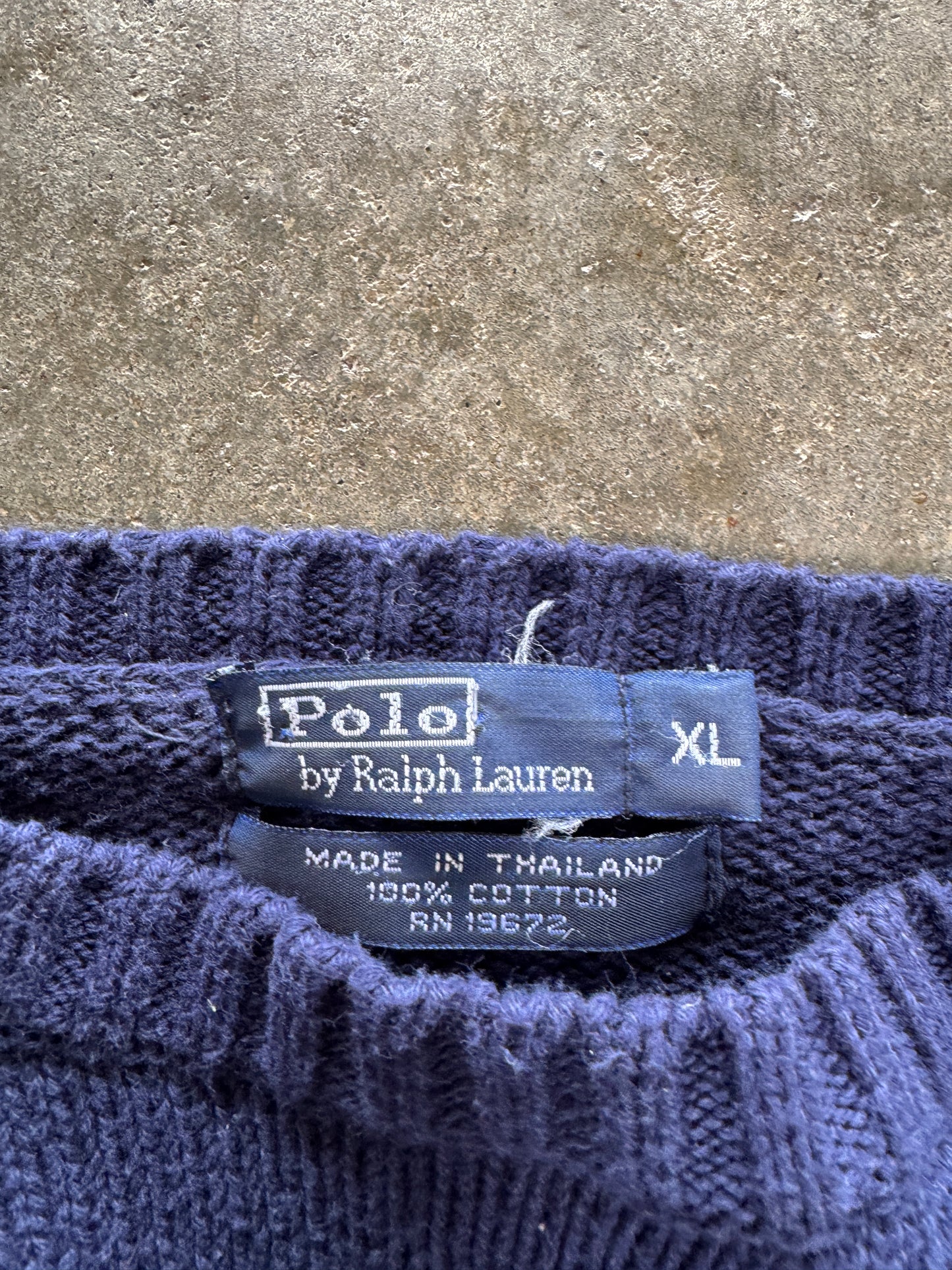 (XL) 00s Polo Knit Sweater