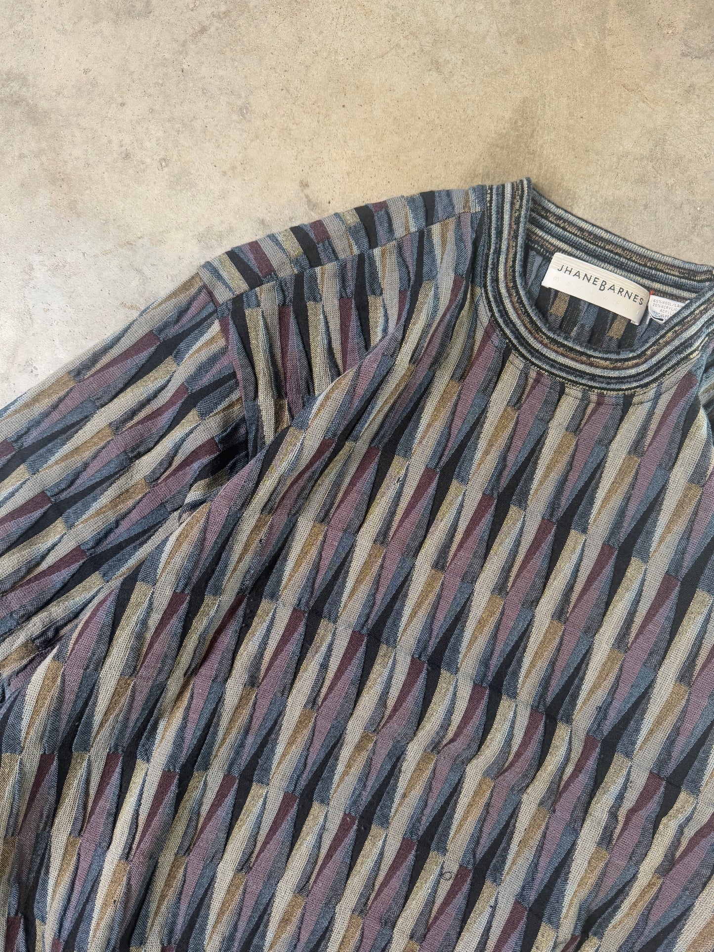 (L) Vintage Abstract Sweater