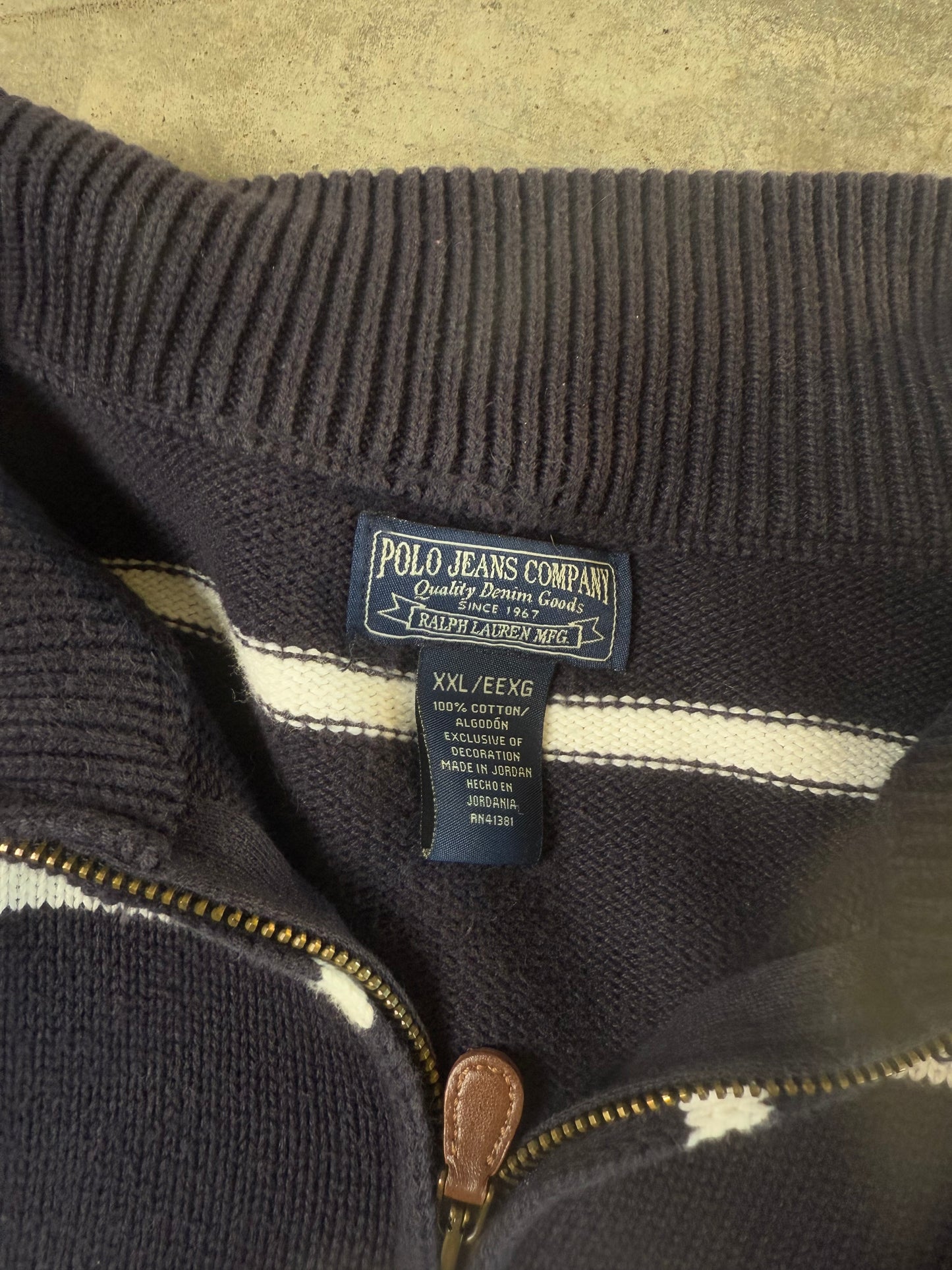 (XXL) 00s Polo Quarter-Zip