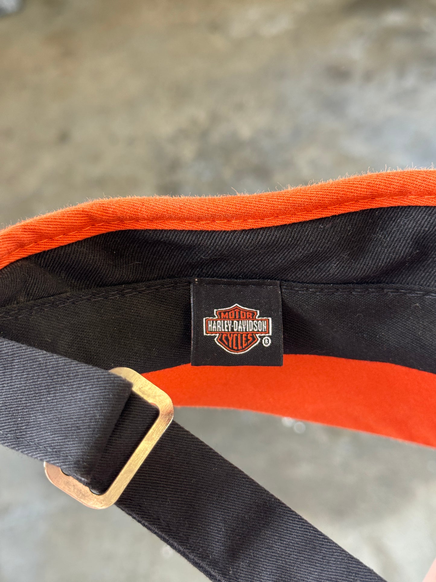 (OS) Harley Visor Hat