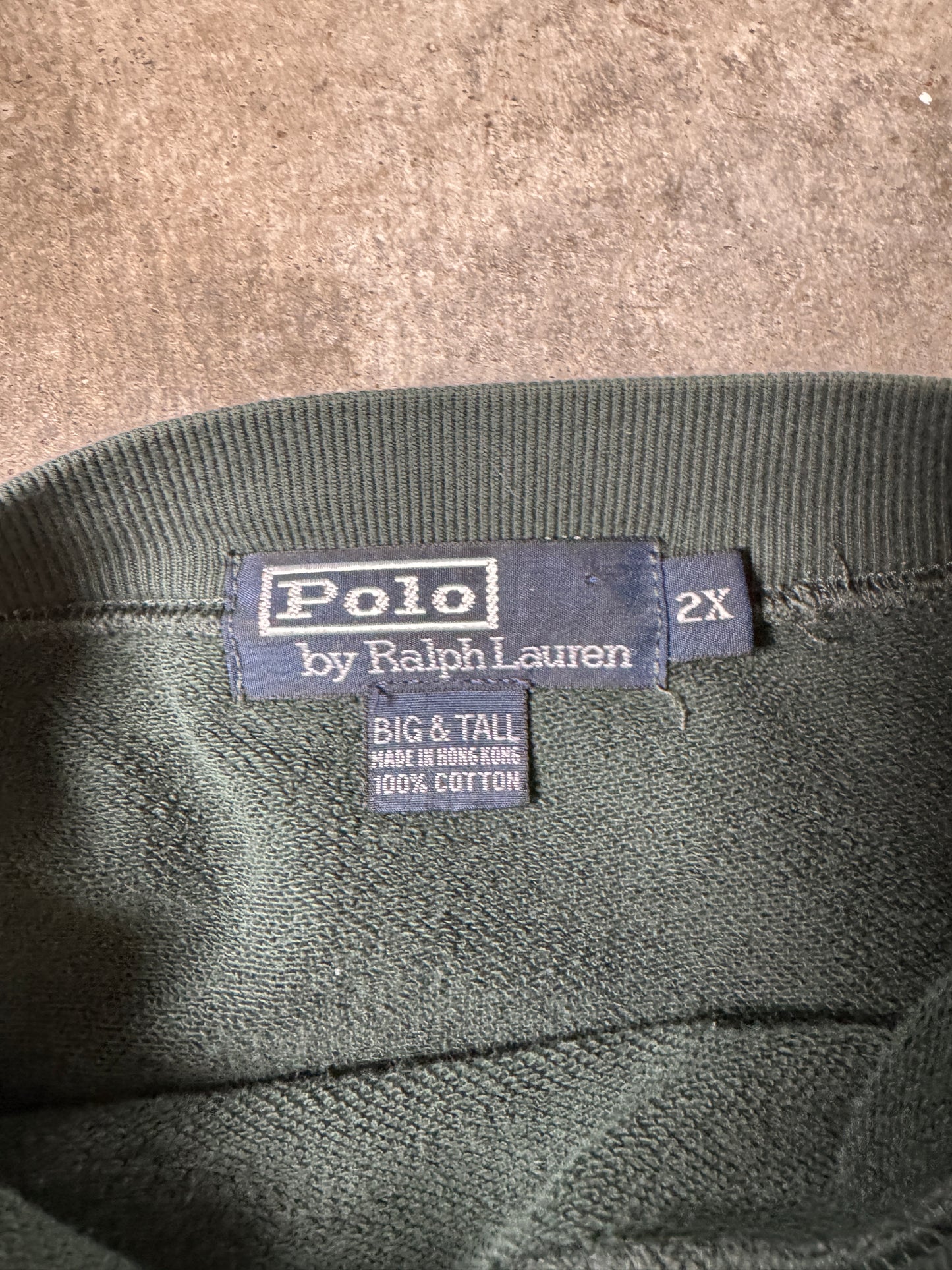 (XXL) Vintage Polo Sweatshirt