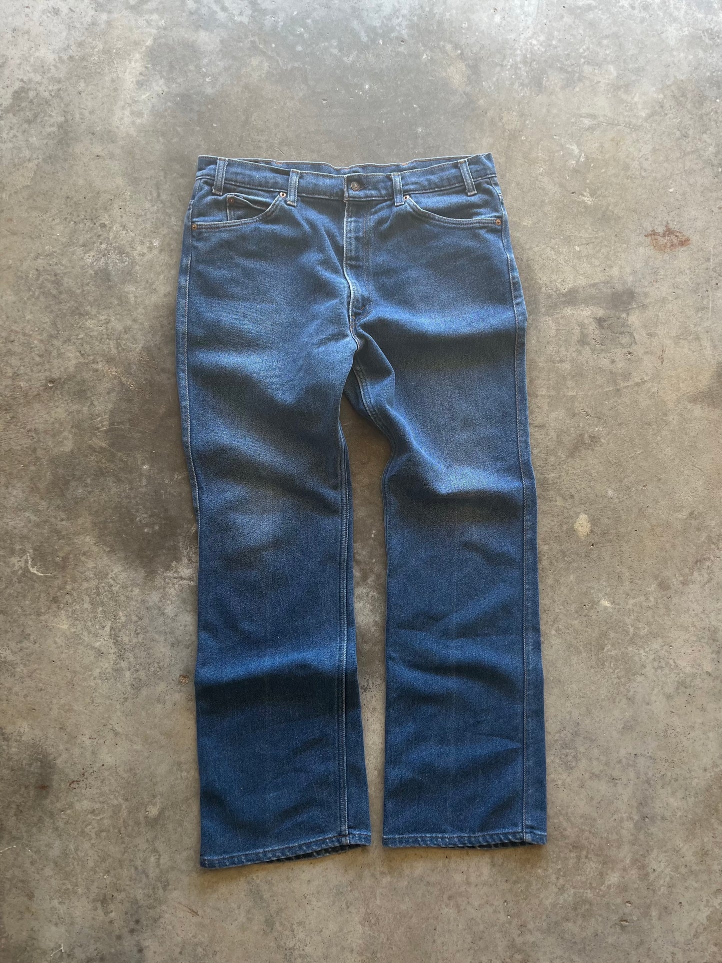 (38 x 34) Vintage Levi 517 Boot Cut Denim Jeans