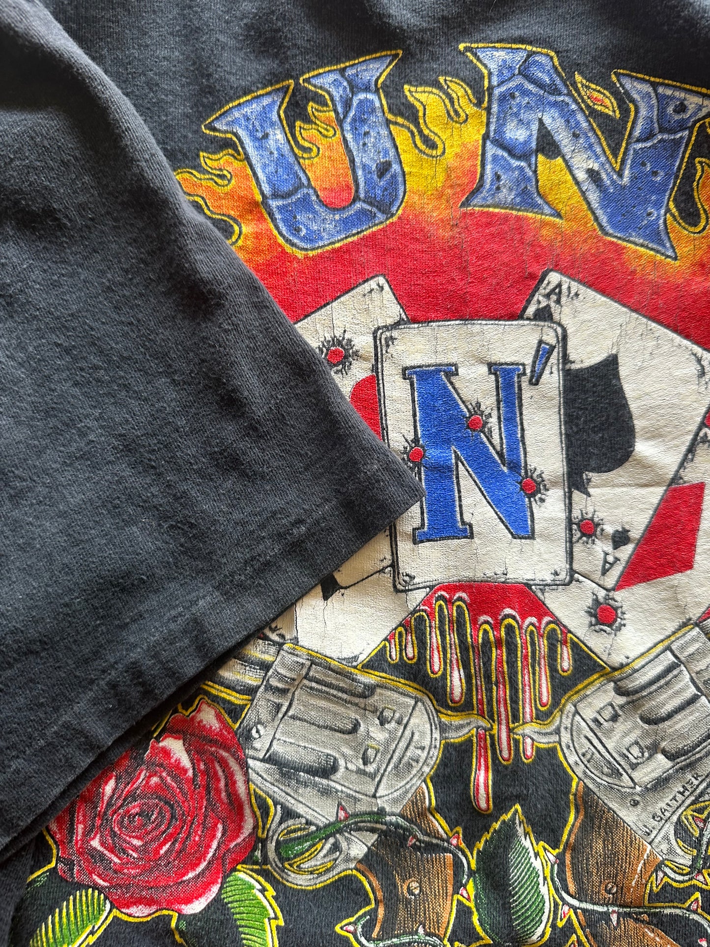 (L) 1991 Guns N Roses Band Tee
