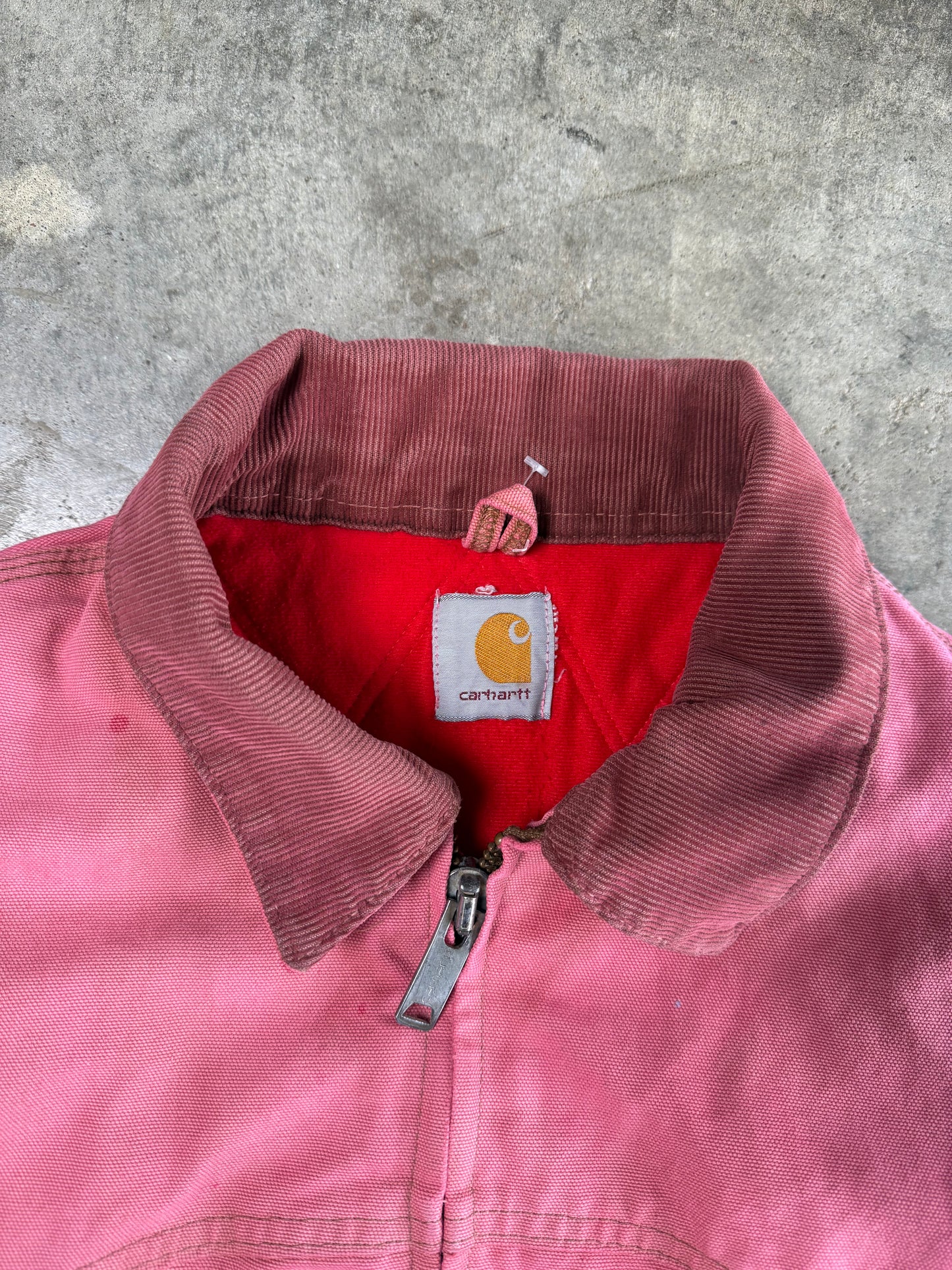 (L) Vintage Pink Santa-Fe Carhartt Jacket