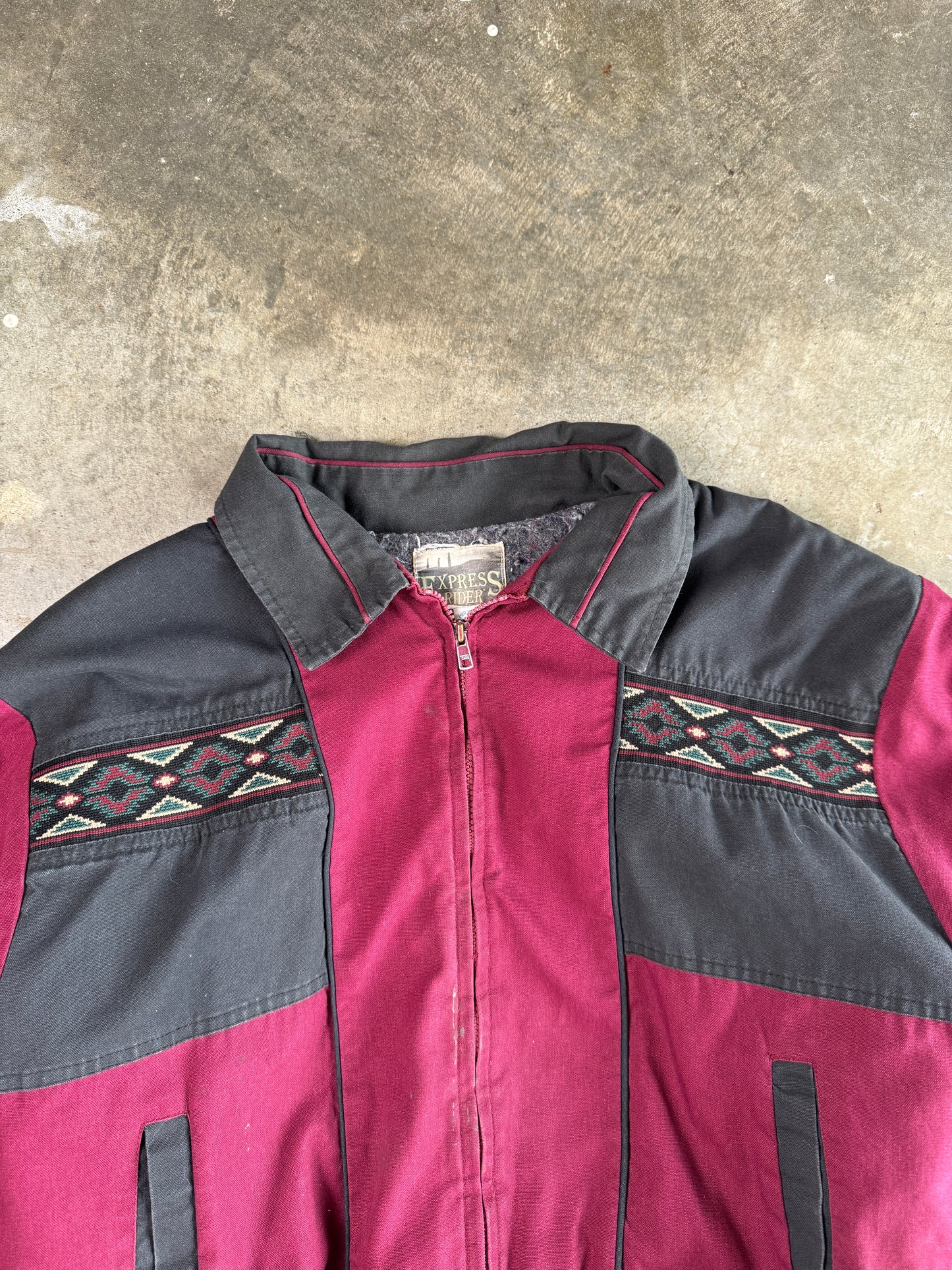 (XL) Vintage Western Aztec Jacket
