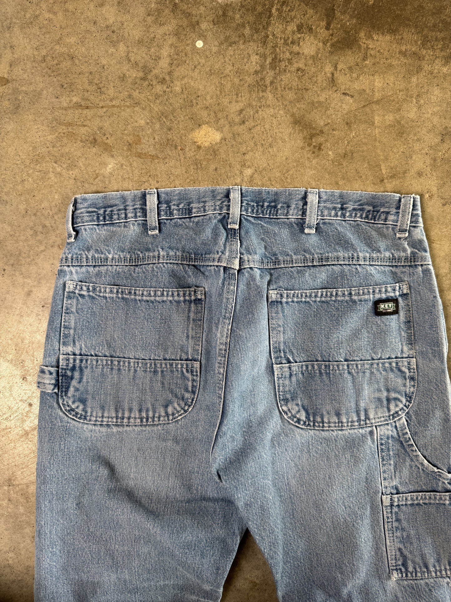 (34 x 30) Vintage Key Denim Jeans