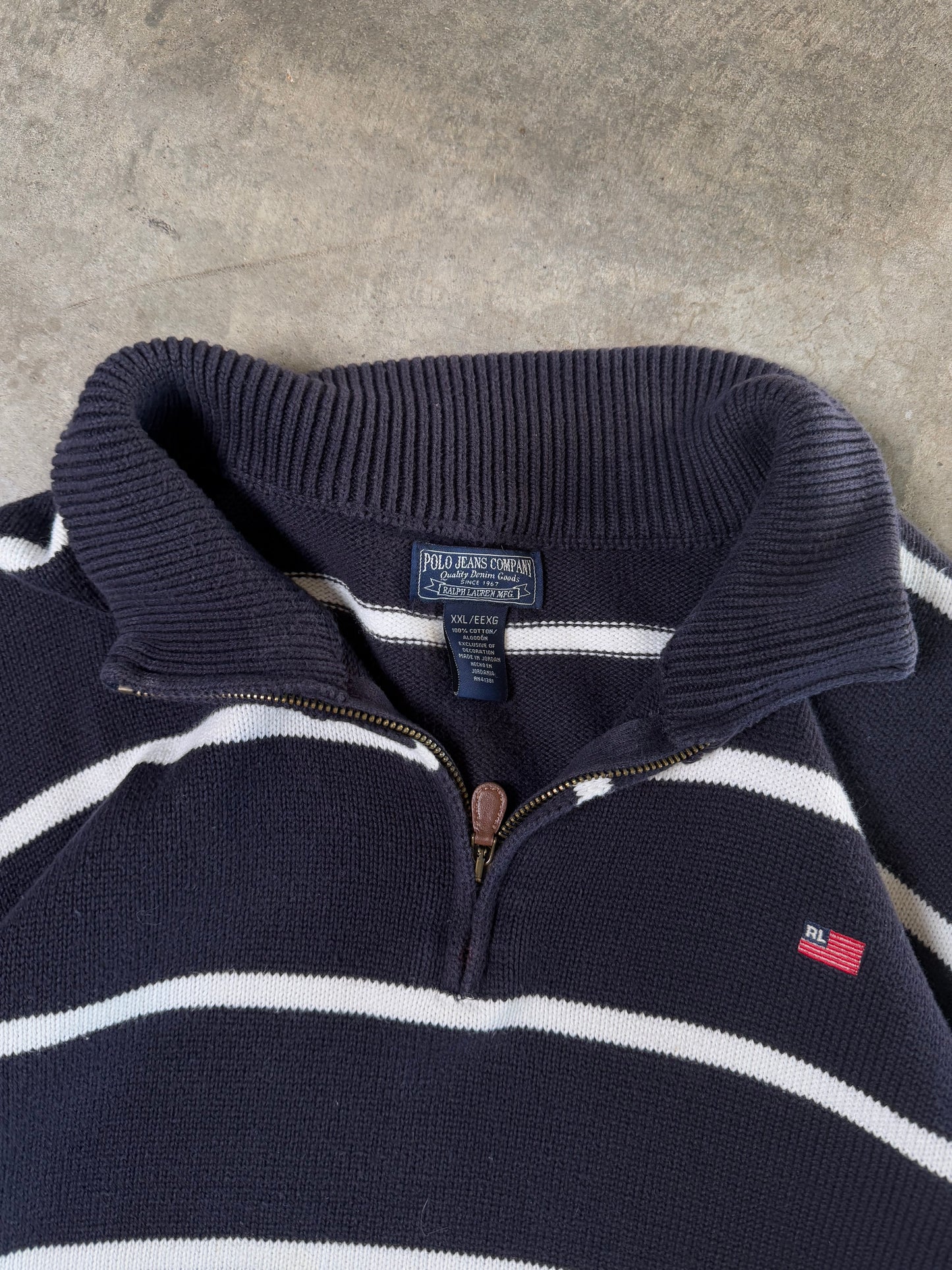 (XXL) 00s Polo Quarter-Zip