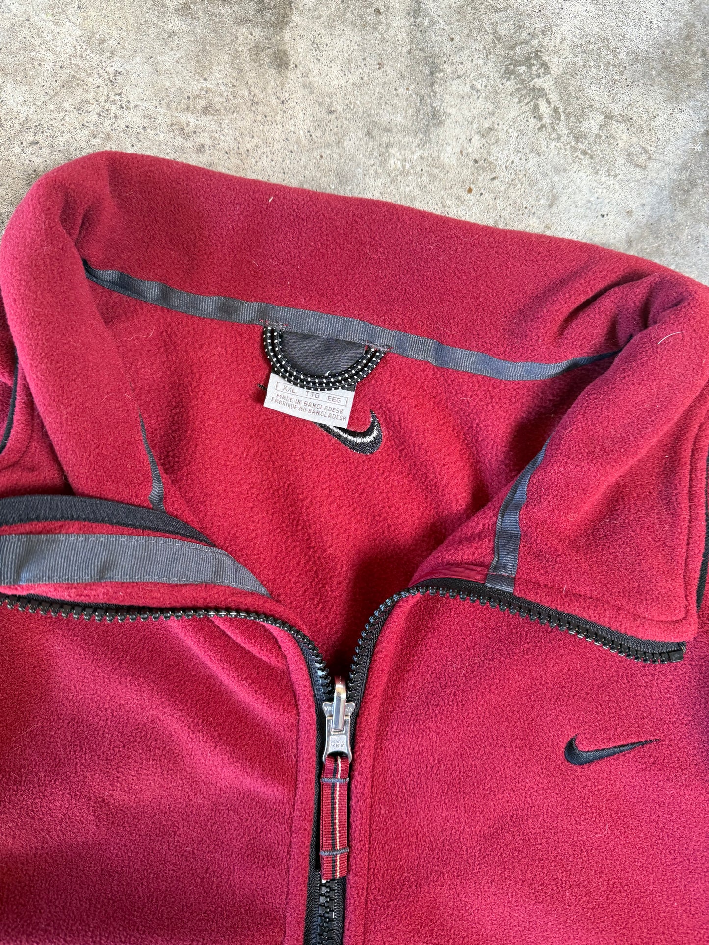 (XXL) 00s Nike Fleece Zip-Up