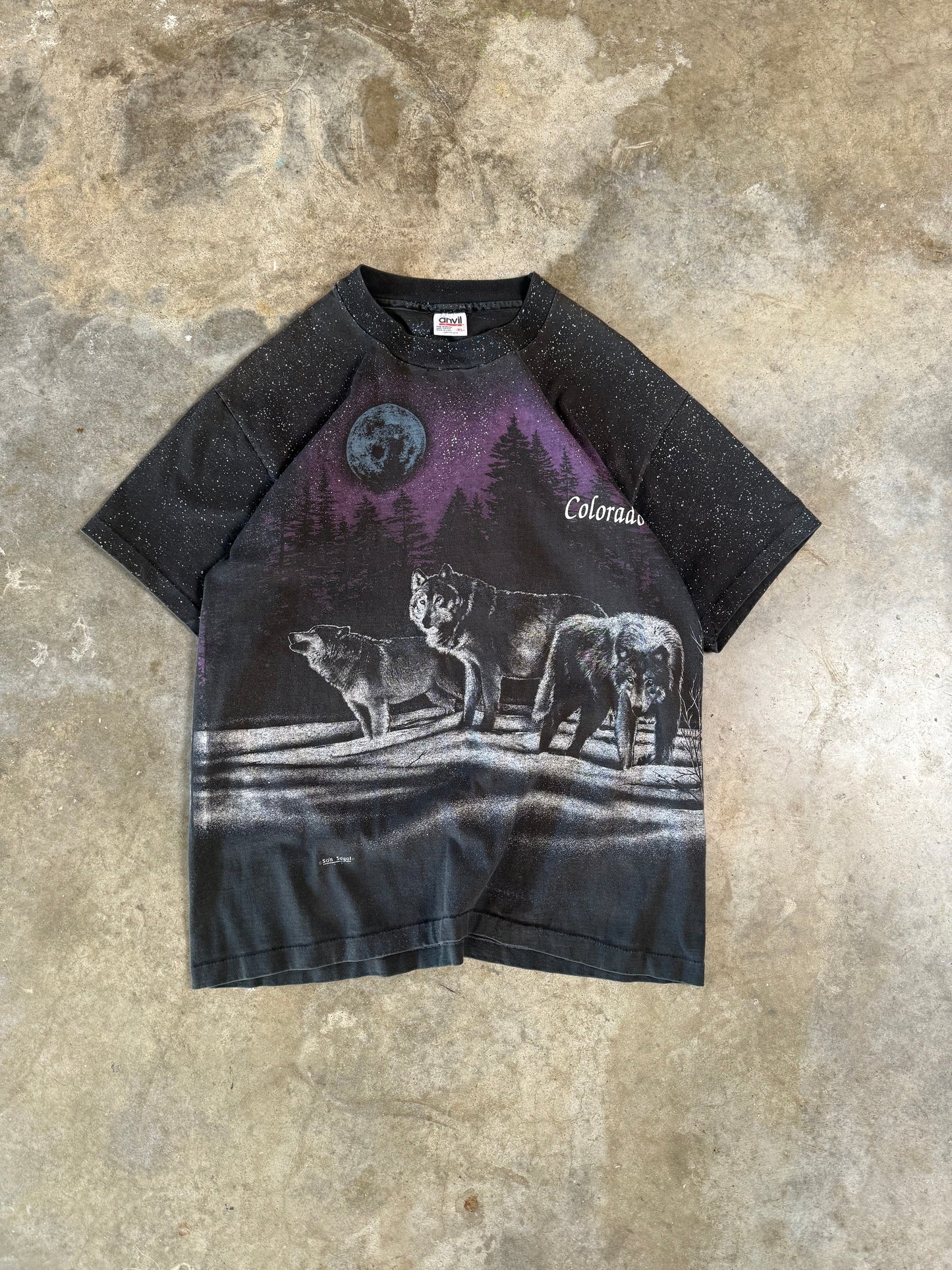 (XL) 1991 Colorado AOP Tee