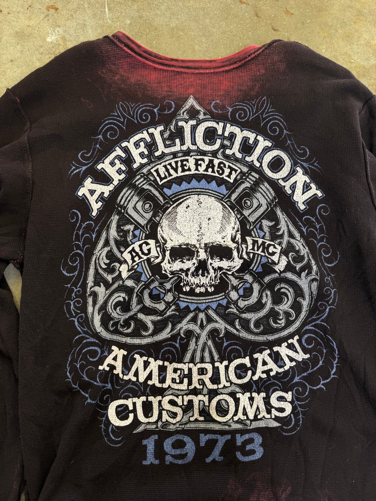 (XL) 00s Affliction Reversible Longsleeve