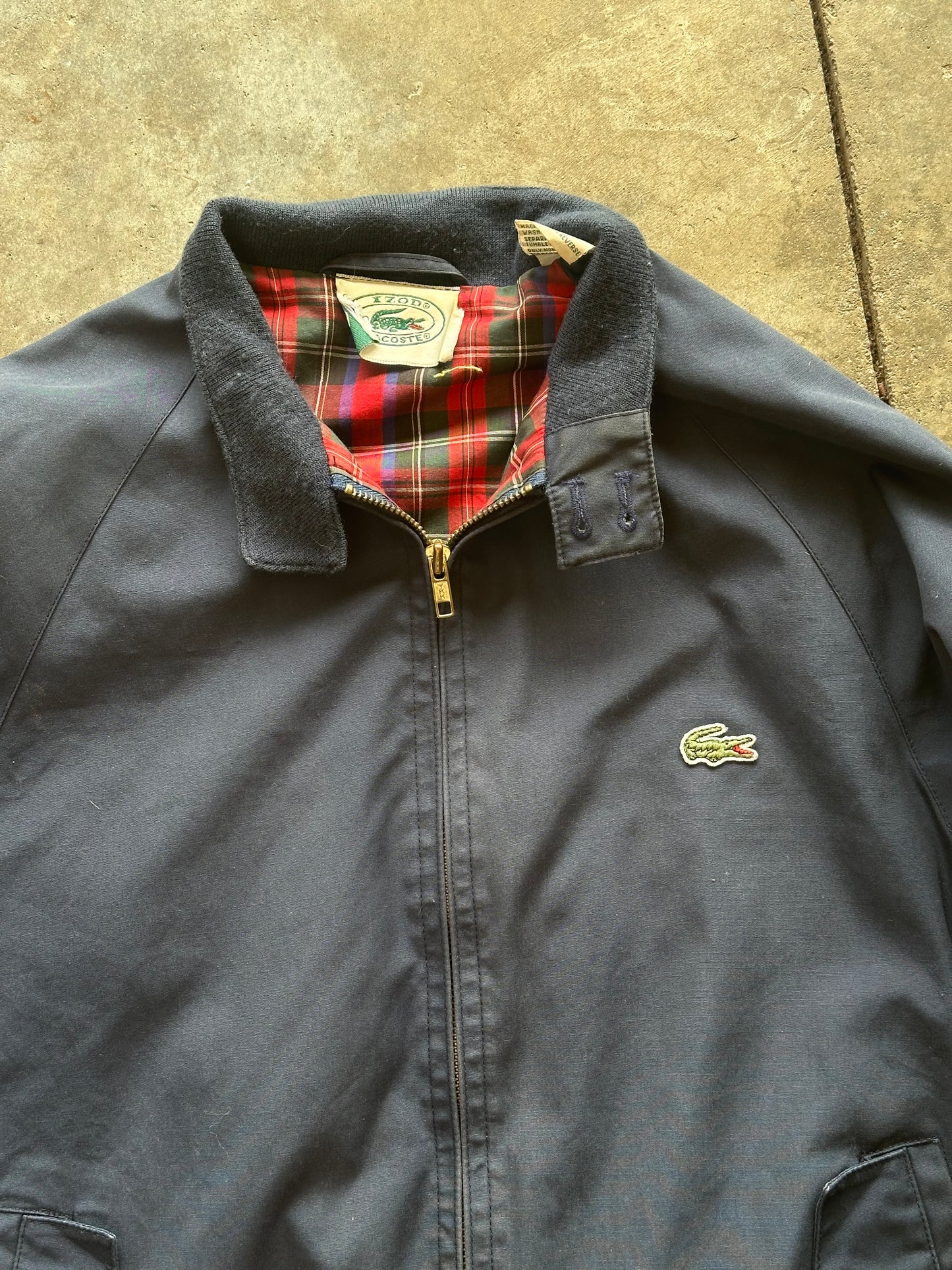 (S) Vintage Lacoste Zip up Jacket