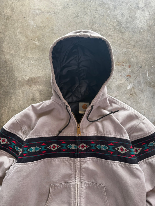 (L) Vintage Carhartt Aztec Jacket