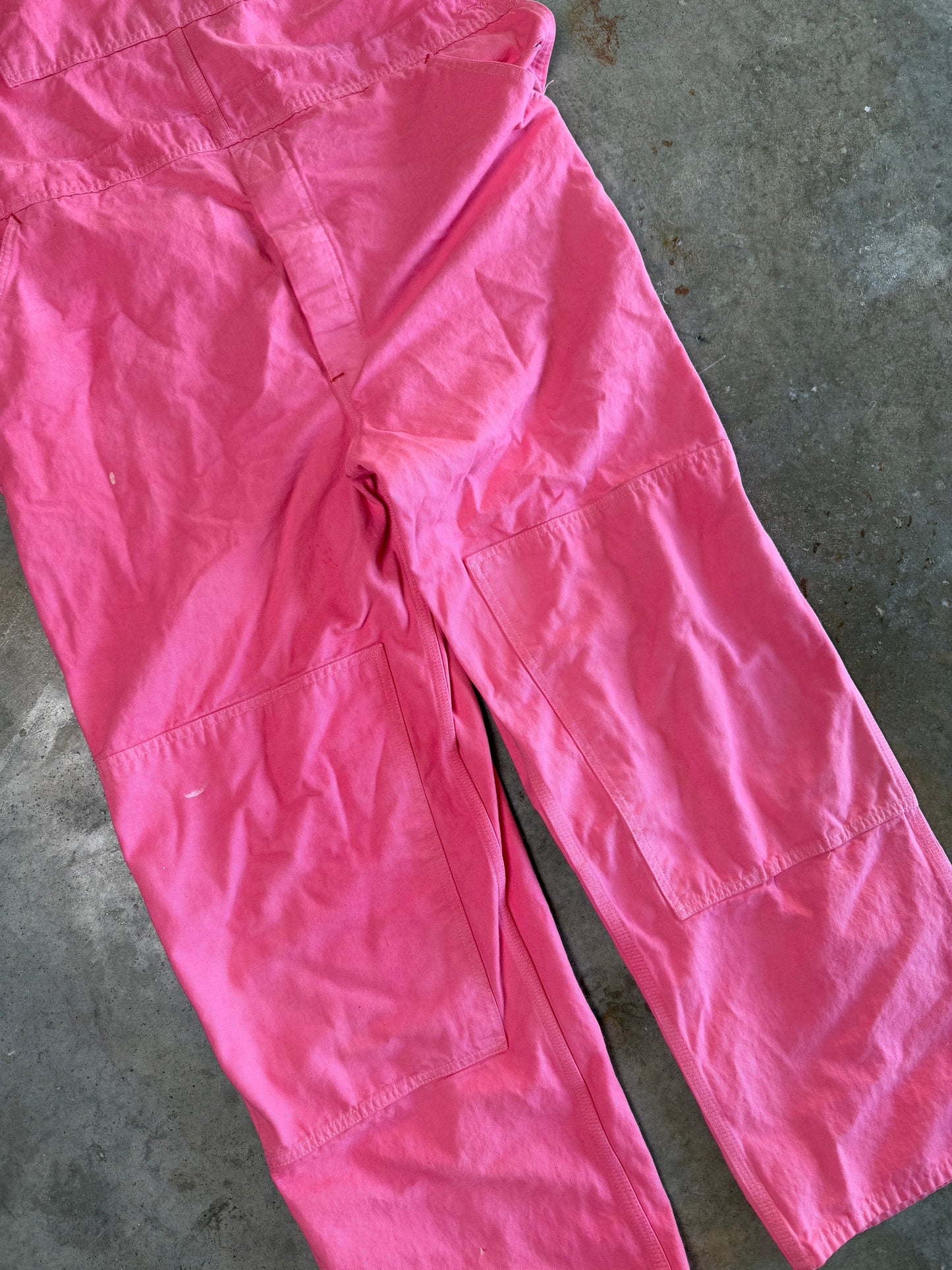 (L) Vintage Pink Carhartt Overalls