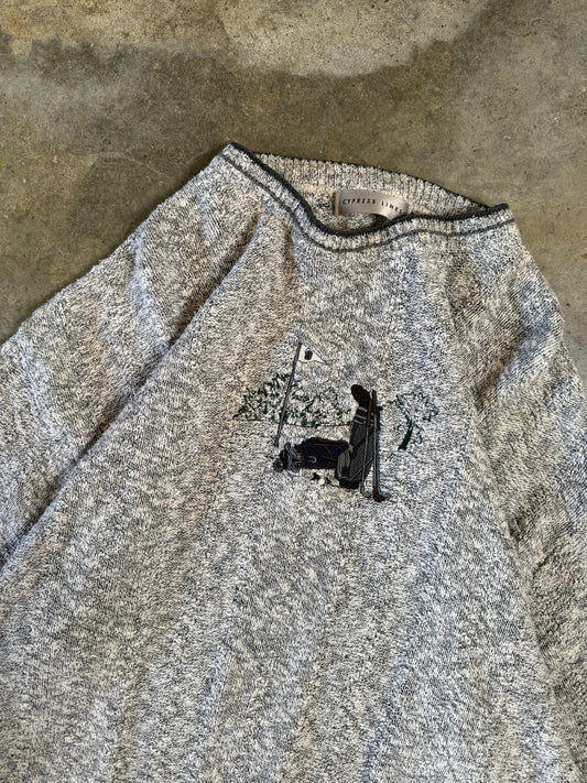 (L) Vintage Golf Sweater