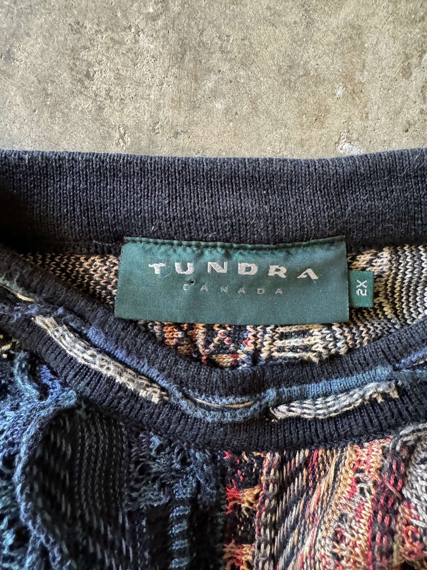 (XXL) Vintage Tundra Coogi-Like Sweater