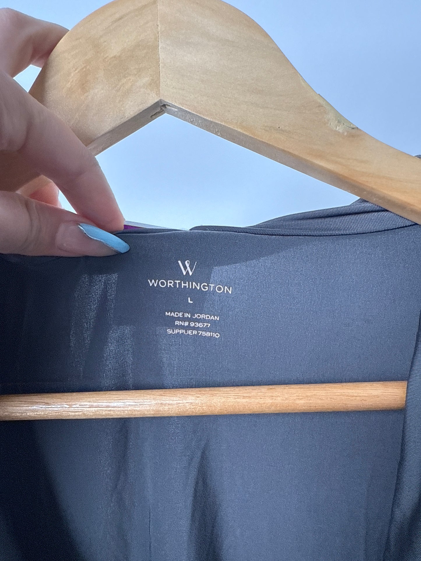 (L) 00s Cowl-Neck Top