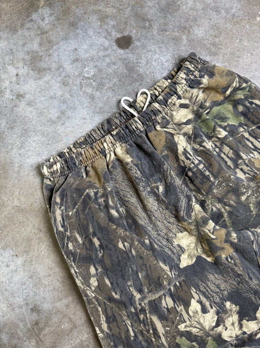 (L) Vintage Mossy Oak Camo Sweatpants