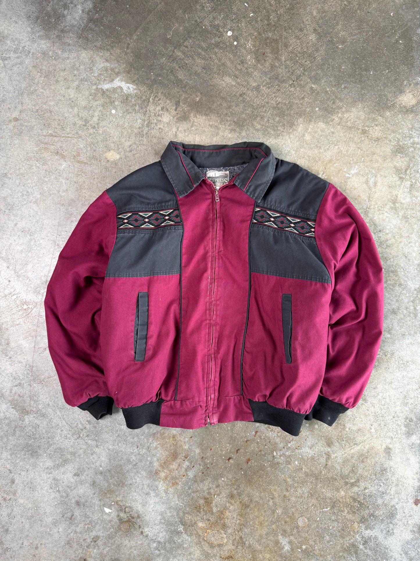 (XL) Vintage Western Aztec Jacket