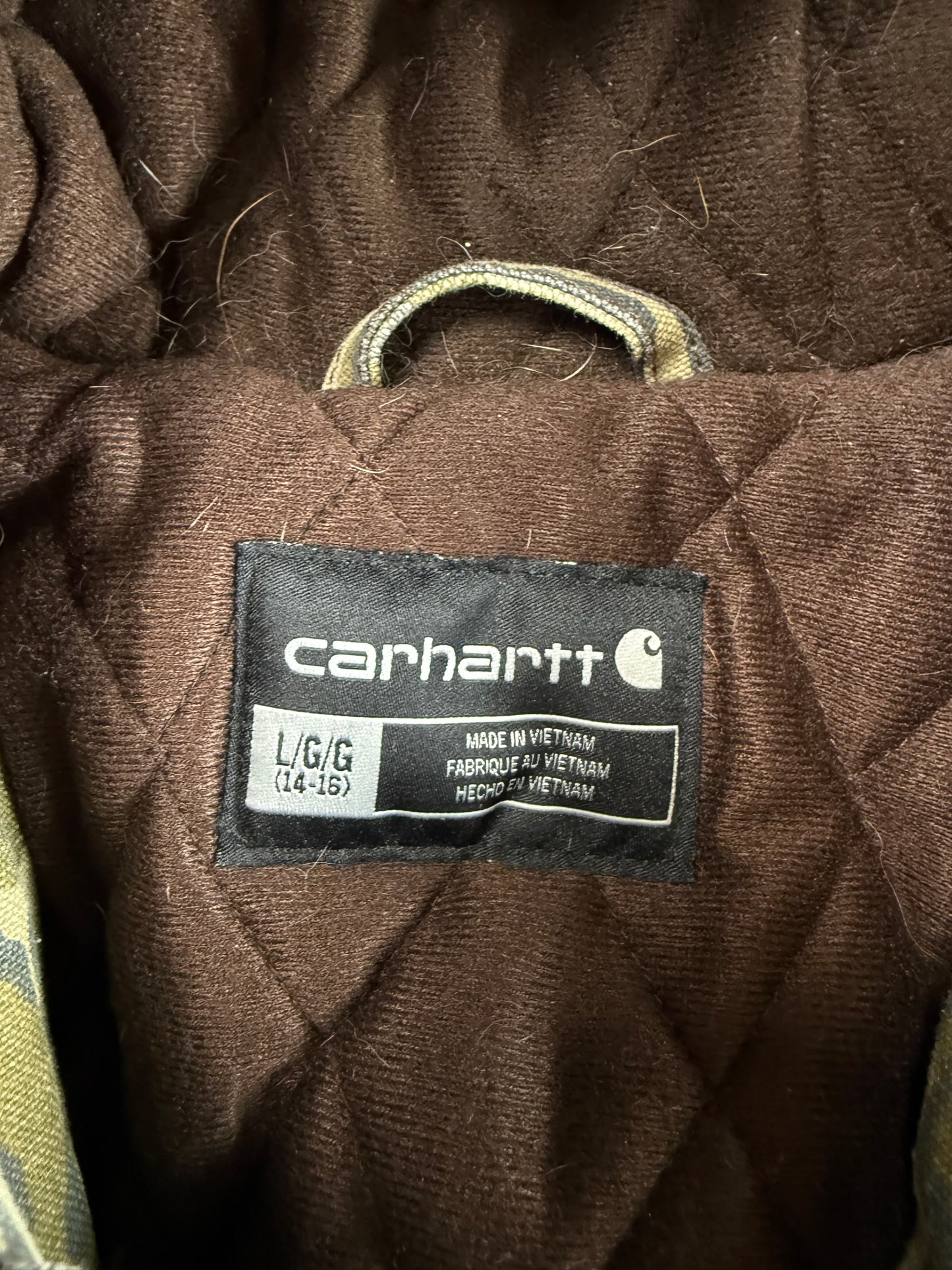 (KIDS) 00s Camo Carhartt Hooded Jacket