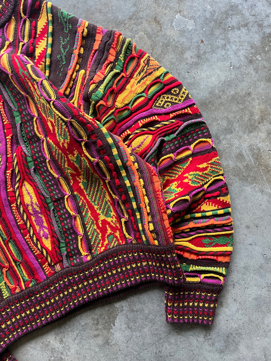 (XL) Vintage Coogi-Like Sweater