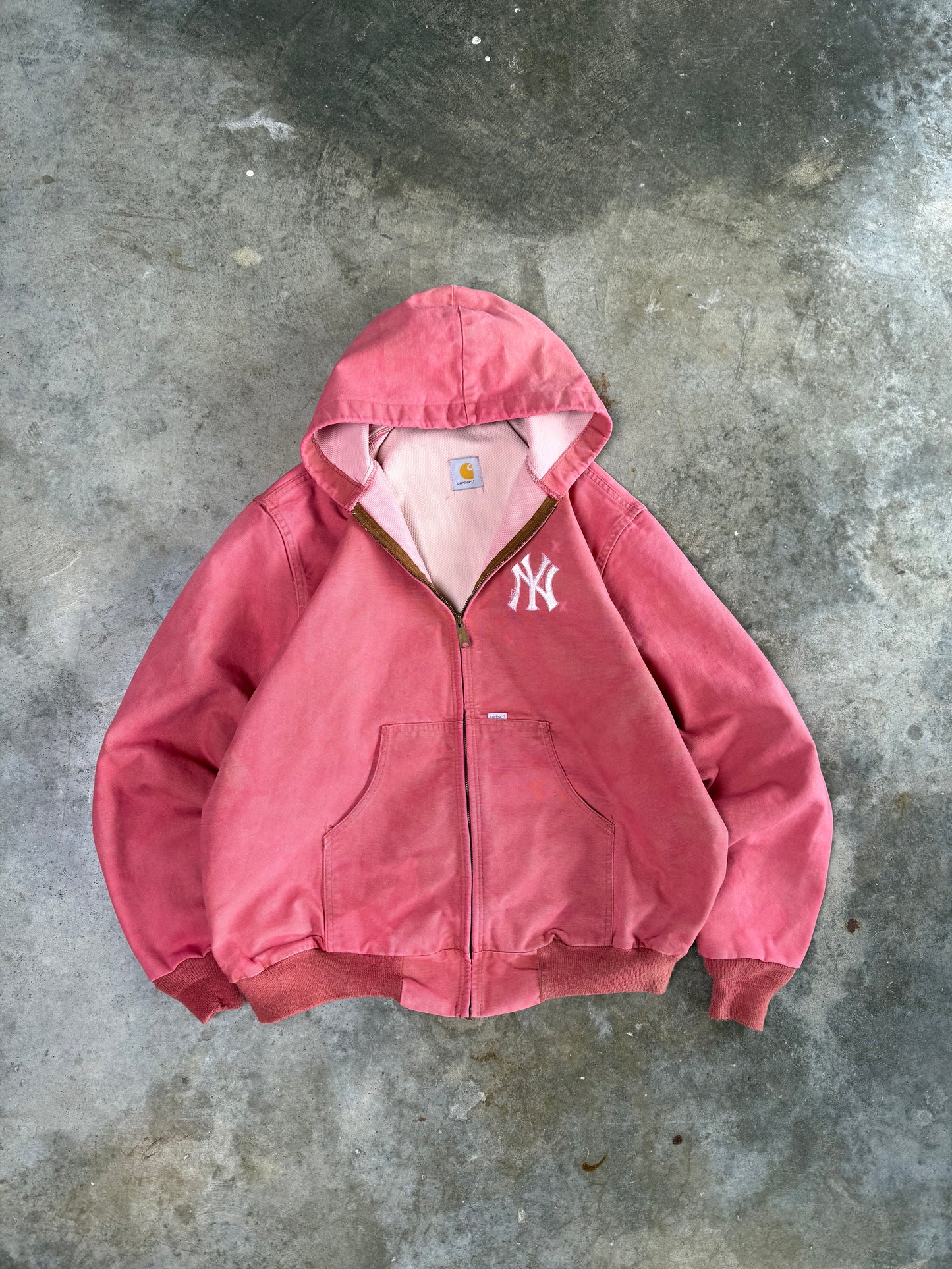 (L) Vintage Carhartt NY Pink Jacket