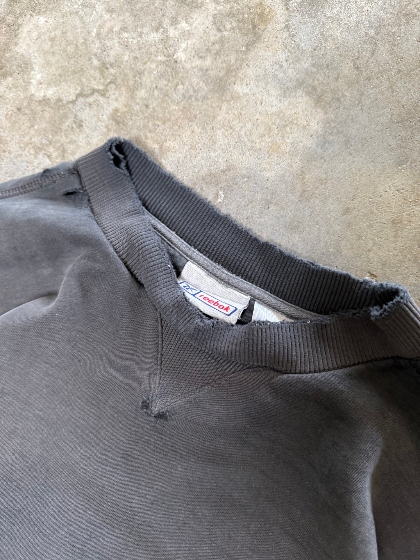 (XL) Vintage Reebok Thrashed Sweatshirt