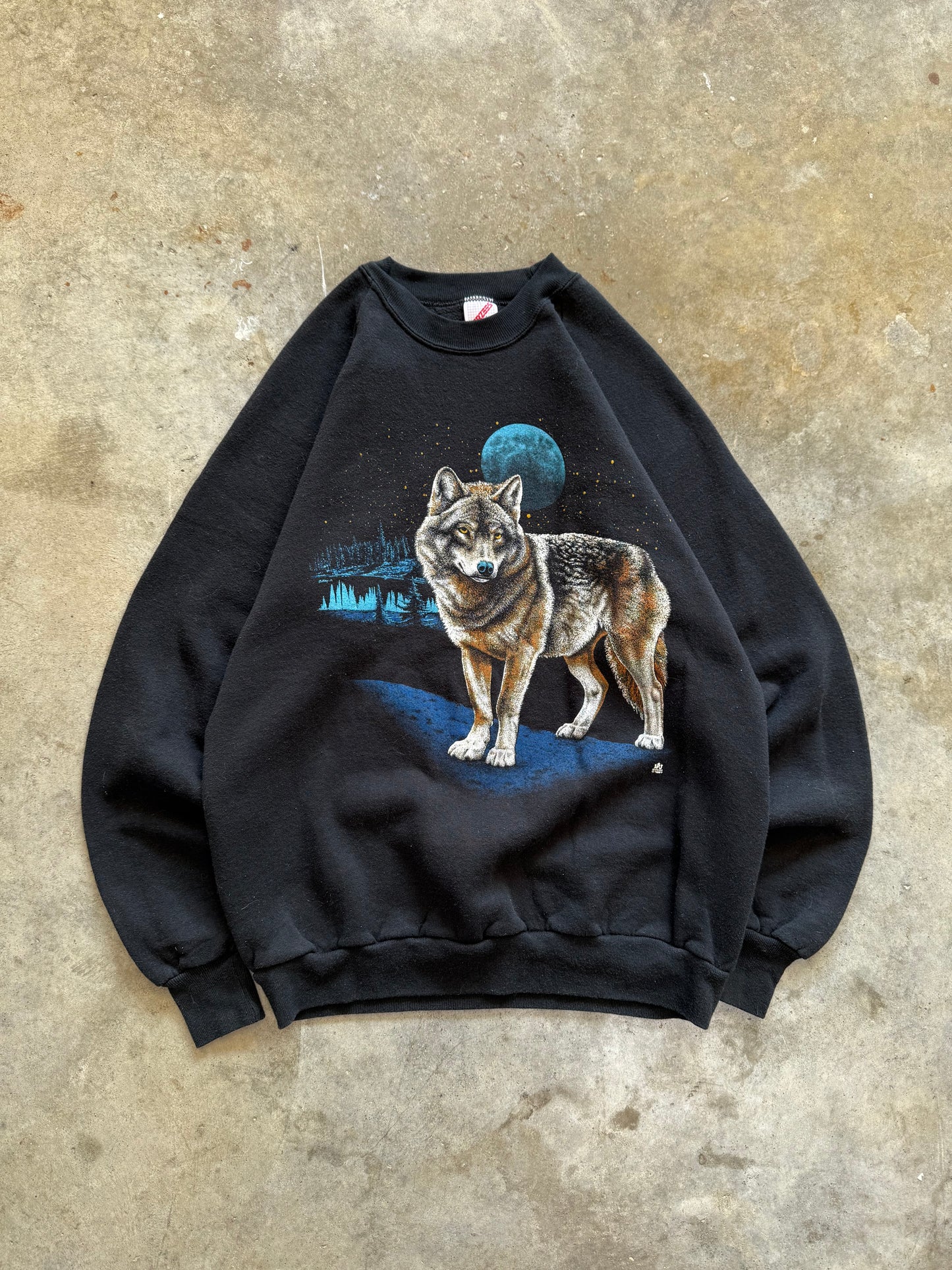 (XL) Vintage Wolf Sweatshirt