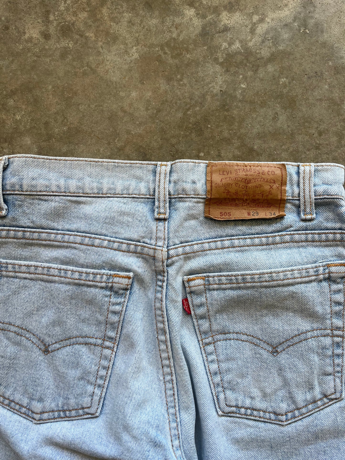 (29 x 34) Levi 505 Denim Jeans