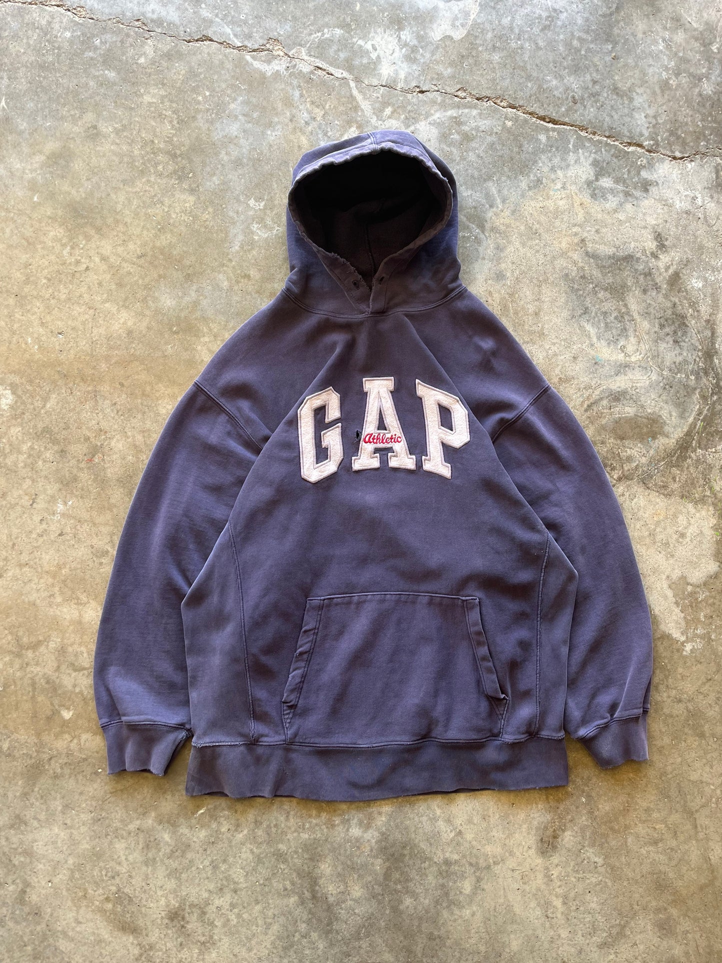(L) Vintage Gap Athletic Hoodie