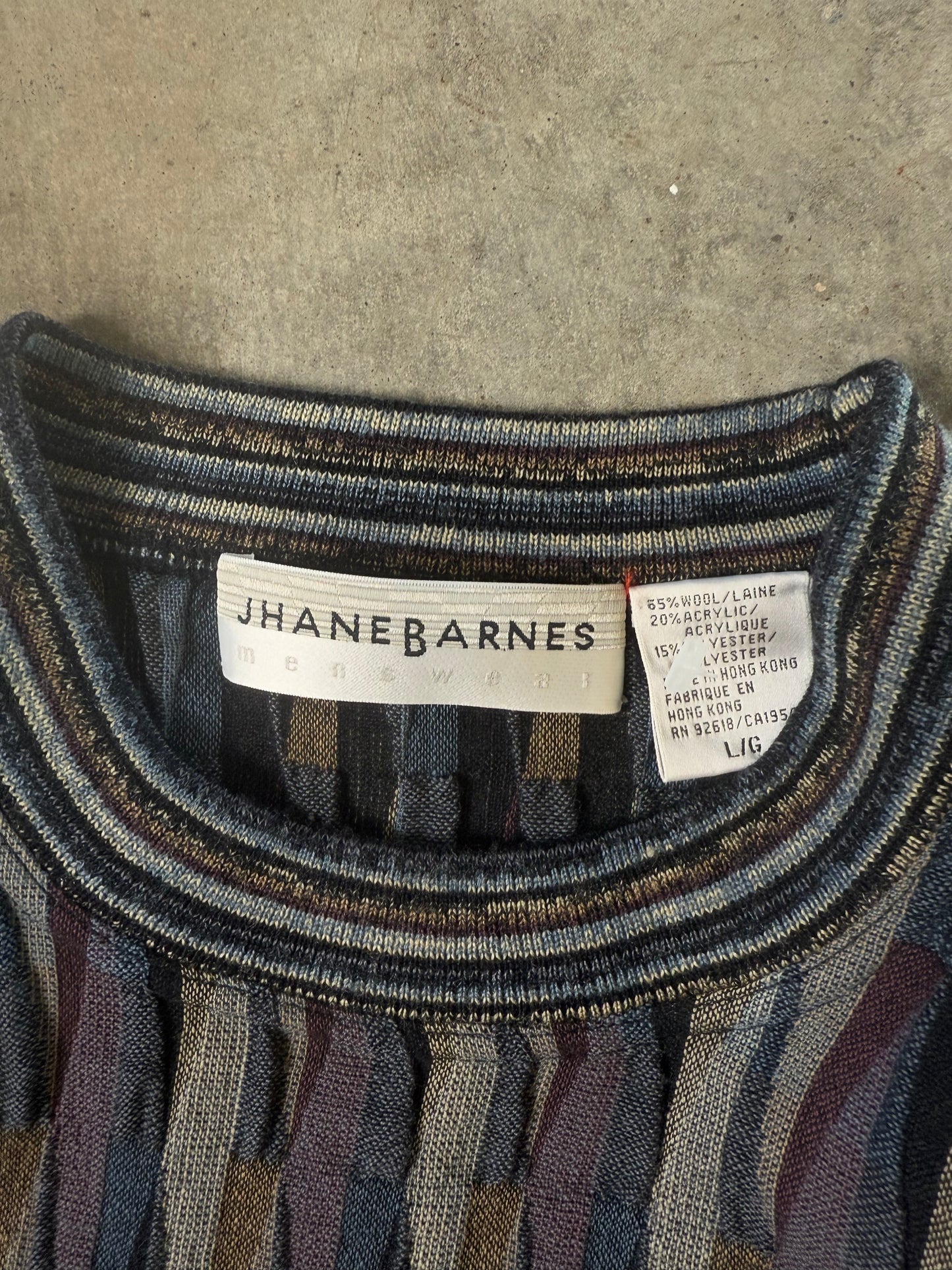 (L) Vintage Abstract Sweater
