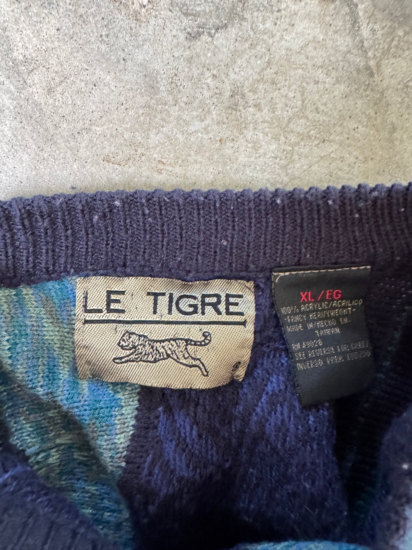 (XL) Vintage Coogi-Like Sweater