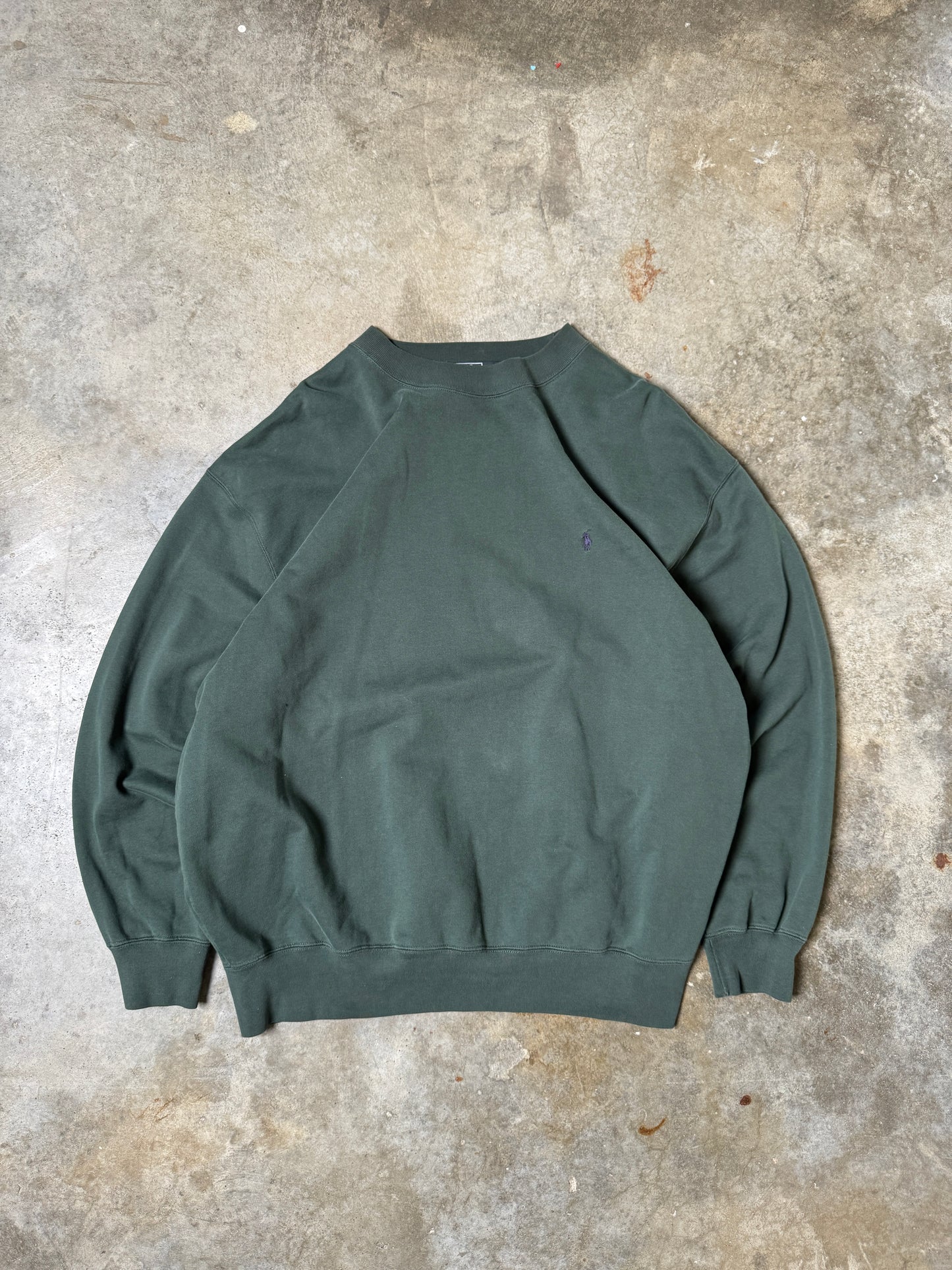 (XXL) Vintage Polo Sweatshirt