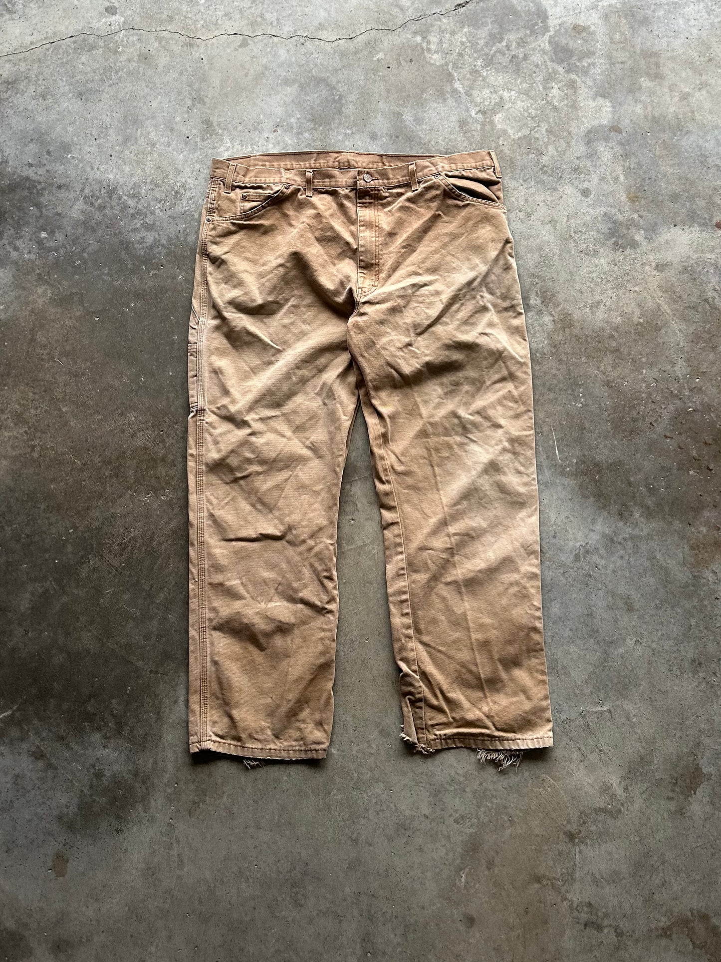 (44 X 32) Tan Dickies Loose Fit Pants